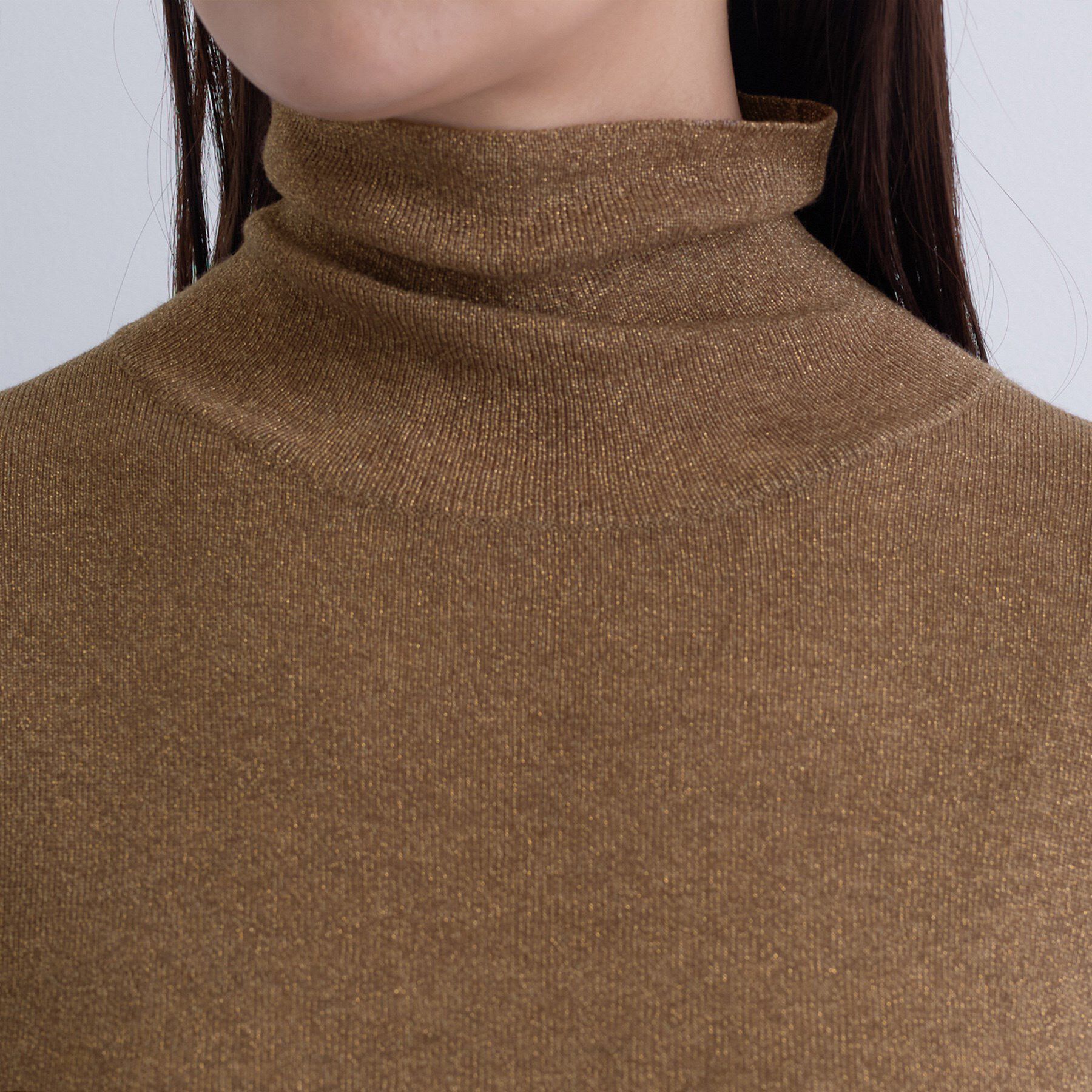 INDIVI「【洗える／薄手／ラメ】シアーラメニット」|ニット・セーター|