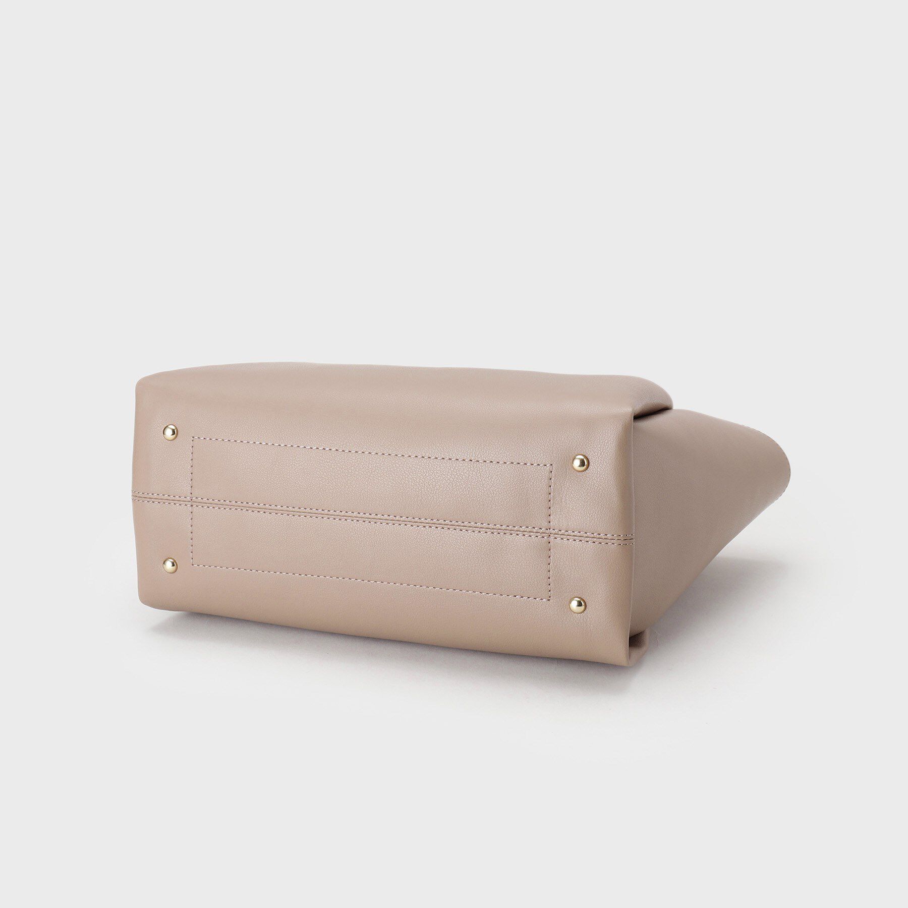 INDIVI「【A4収納可能／合皮】キャリアタックバッグ」|トートバッグ|