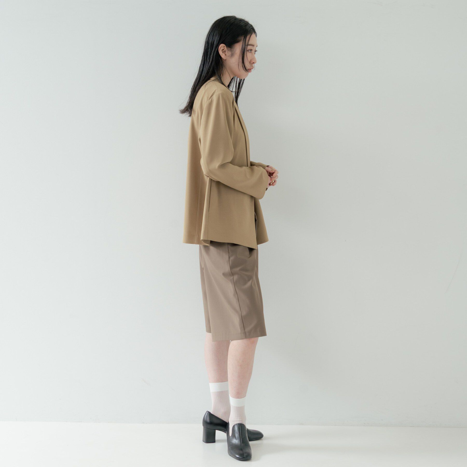 GALLEST「Comfy SET UP｜ダブルブレストイージージャケット【セットアップ対応／通勤／カセット服】」|テーラードジャケット|