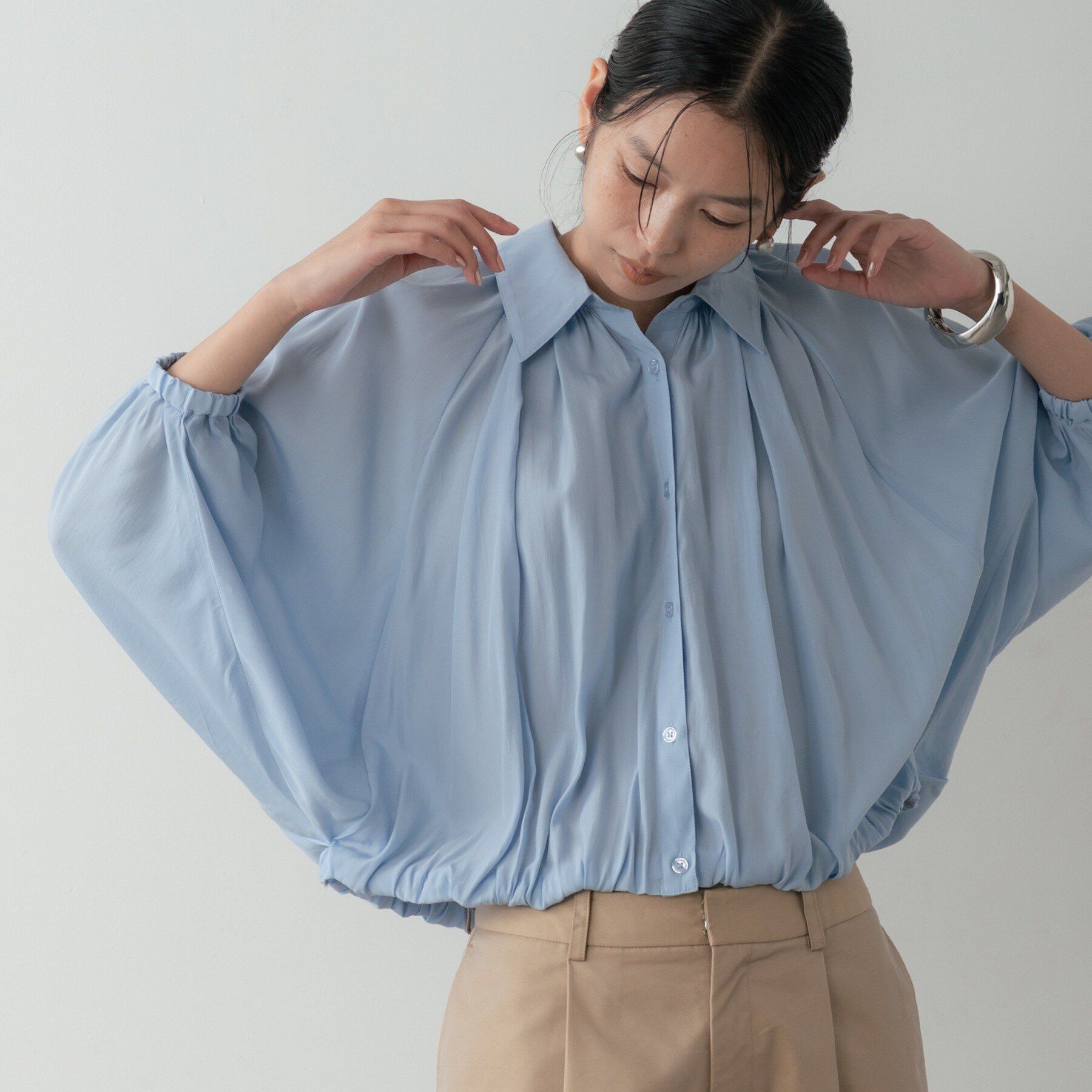 GALLEST「バルーンシアーブラウス」|シャツ・ブラウス|