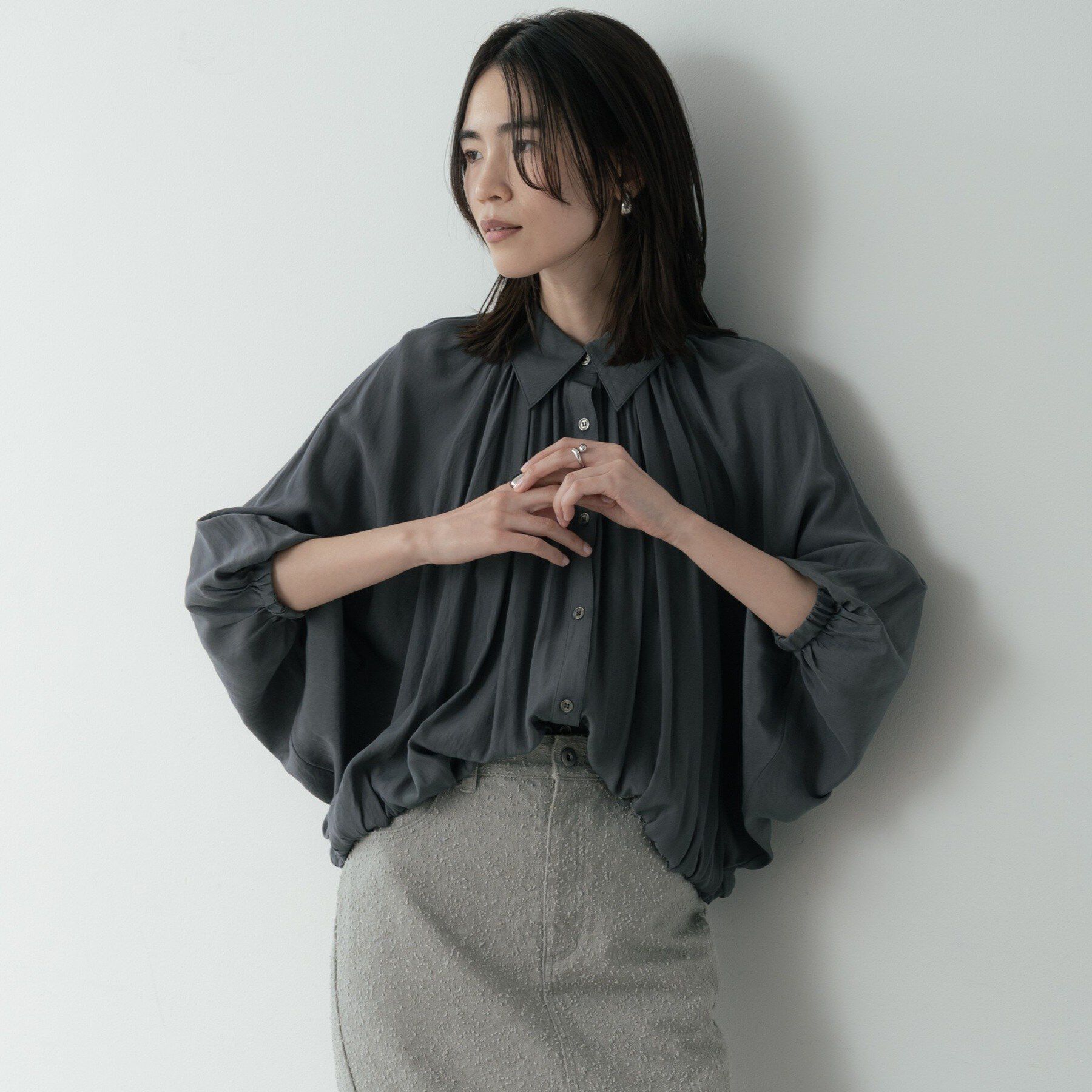 GALLEST「バルーンシアーブラウス」|シャツ・ブラウス|