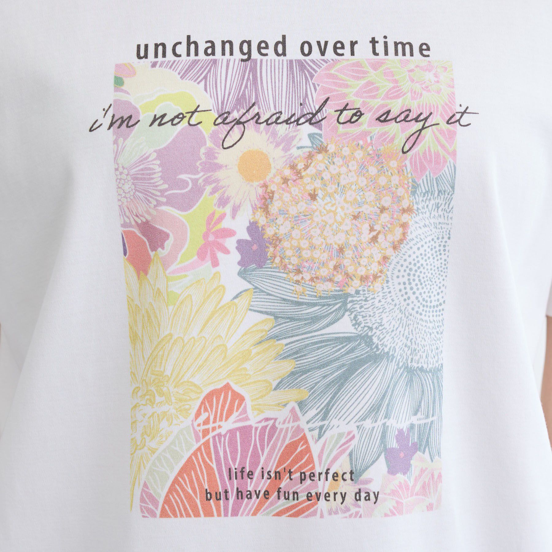 INDIVI「【UVケア／選べるグラフィック】スムースジャージTシャツ」|Tシャツ・カットソー|