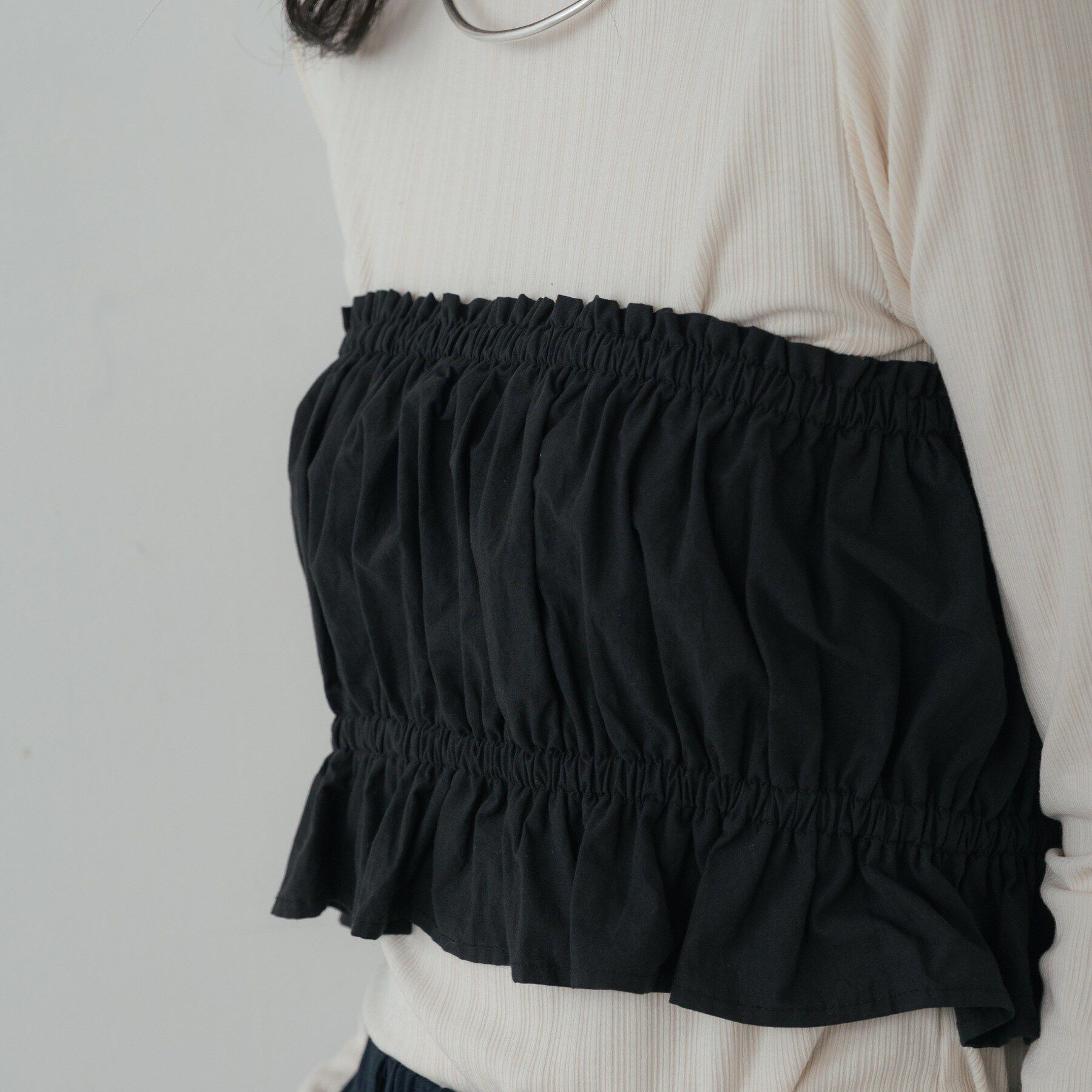 GALLEST「シャーリングチューブトップ」|シャツ・ブラウス|