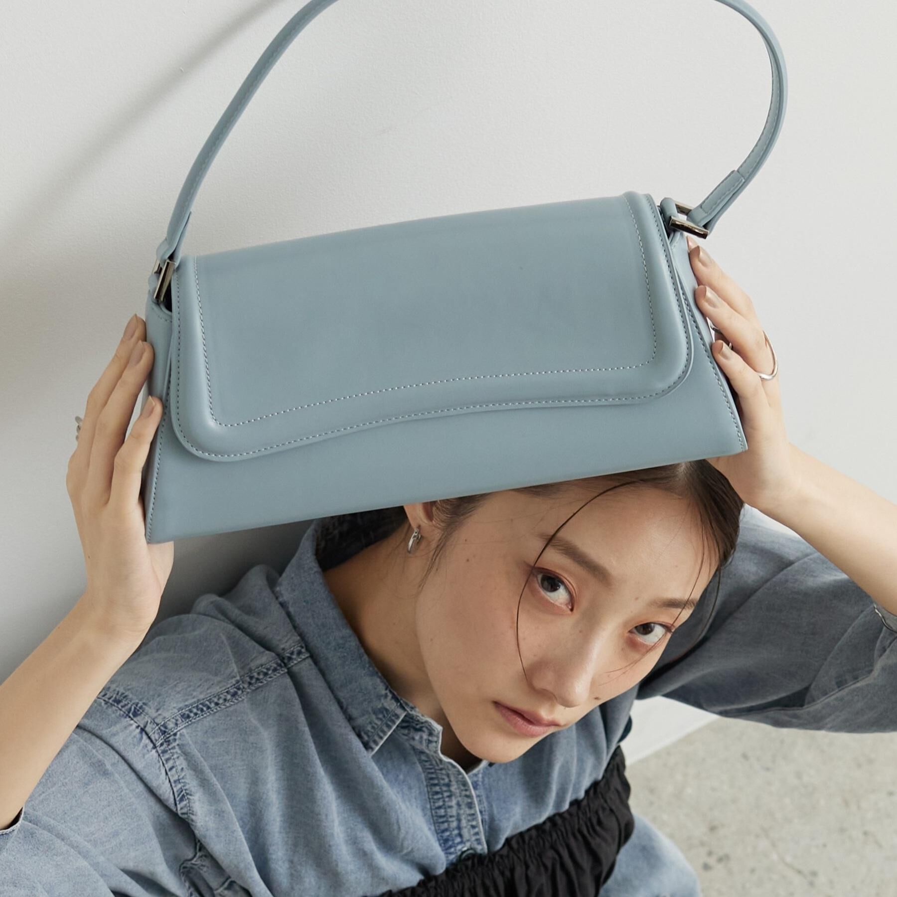 GALLEST「モダンシルエットハンドバッグ」|クラッチバッグ|