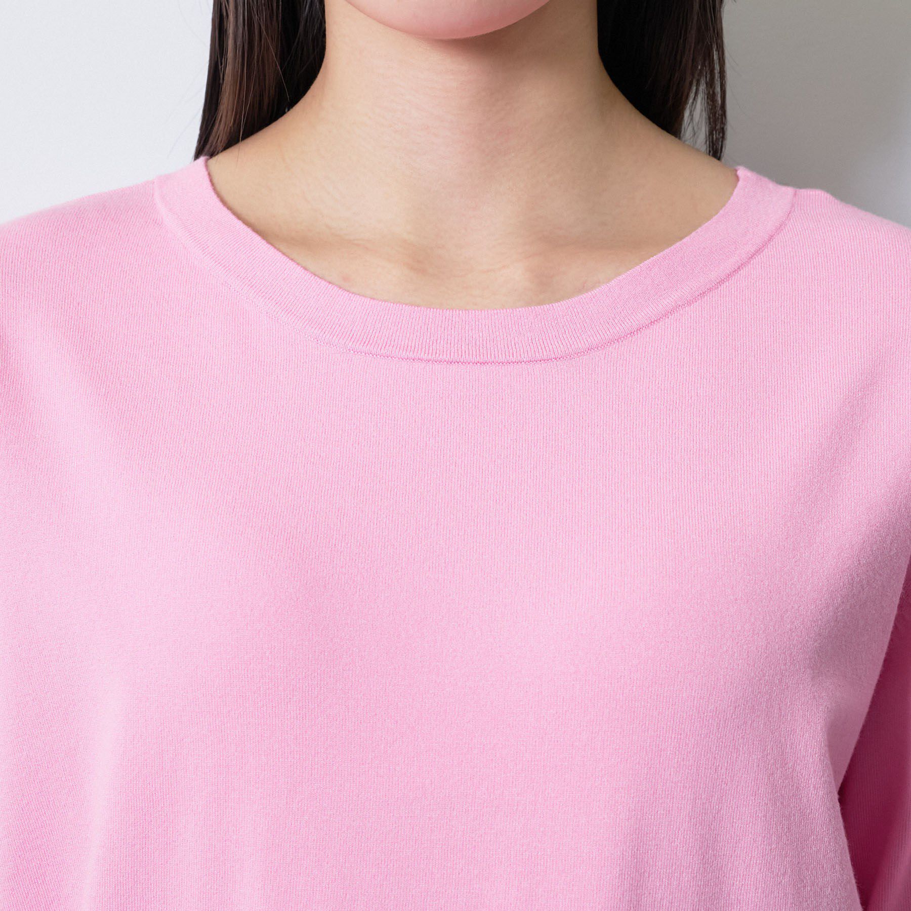 INDIVI「【洗える／アンサンブル可能】ドルマンスリーブニット」|ニット・セーター|