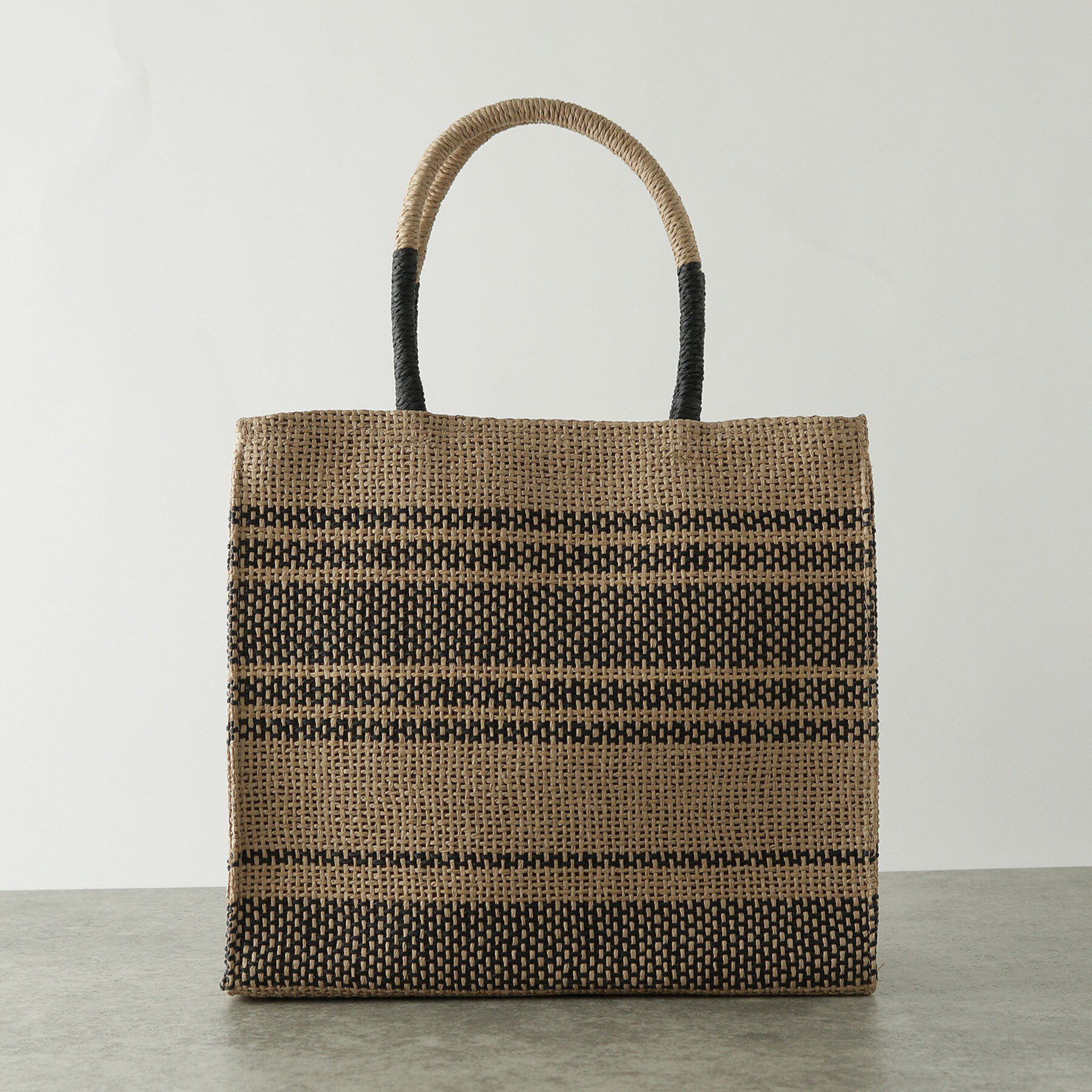 GALLEST「ボーダーボックストート」|トートバッグ|