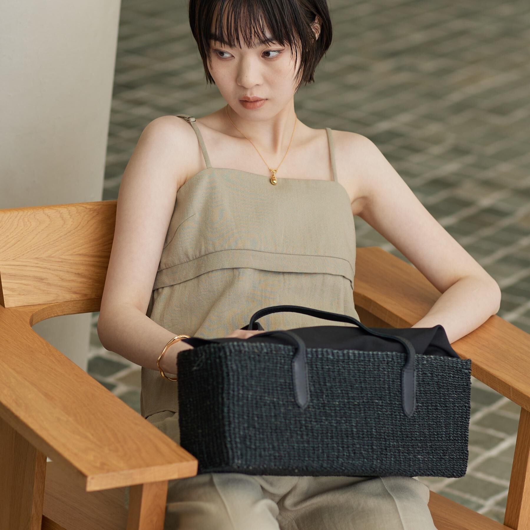 GALLEST「スクエアかごバッグ」|ハンドバッグ|