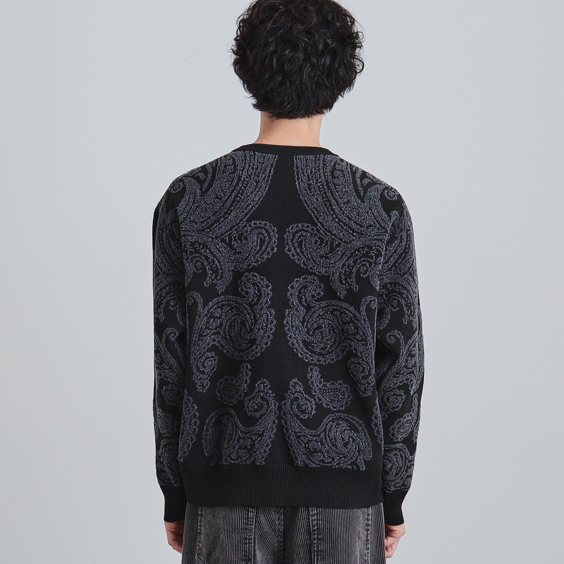 tk.TAKEO KIKUCHI「【洗える】ペイズリーニットプルオーバー」|ニット・セーター|