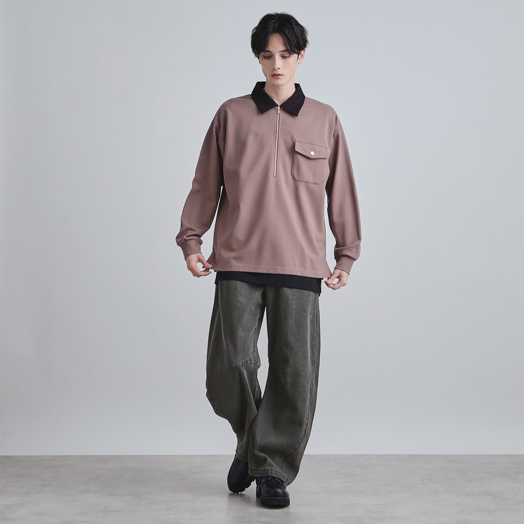 tk.TAKEO KIKUCHI「カーブステッチデニム」|デニム|