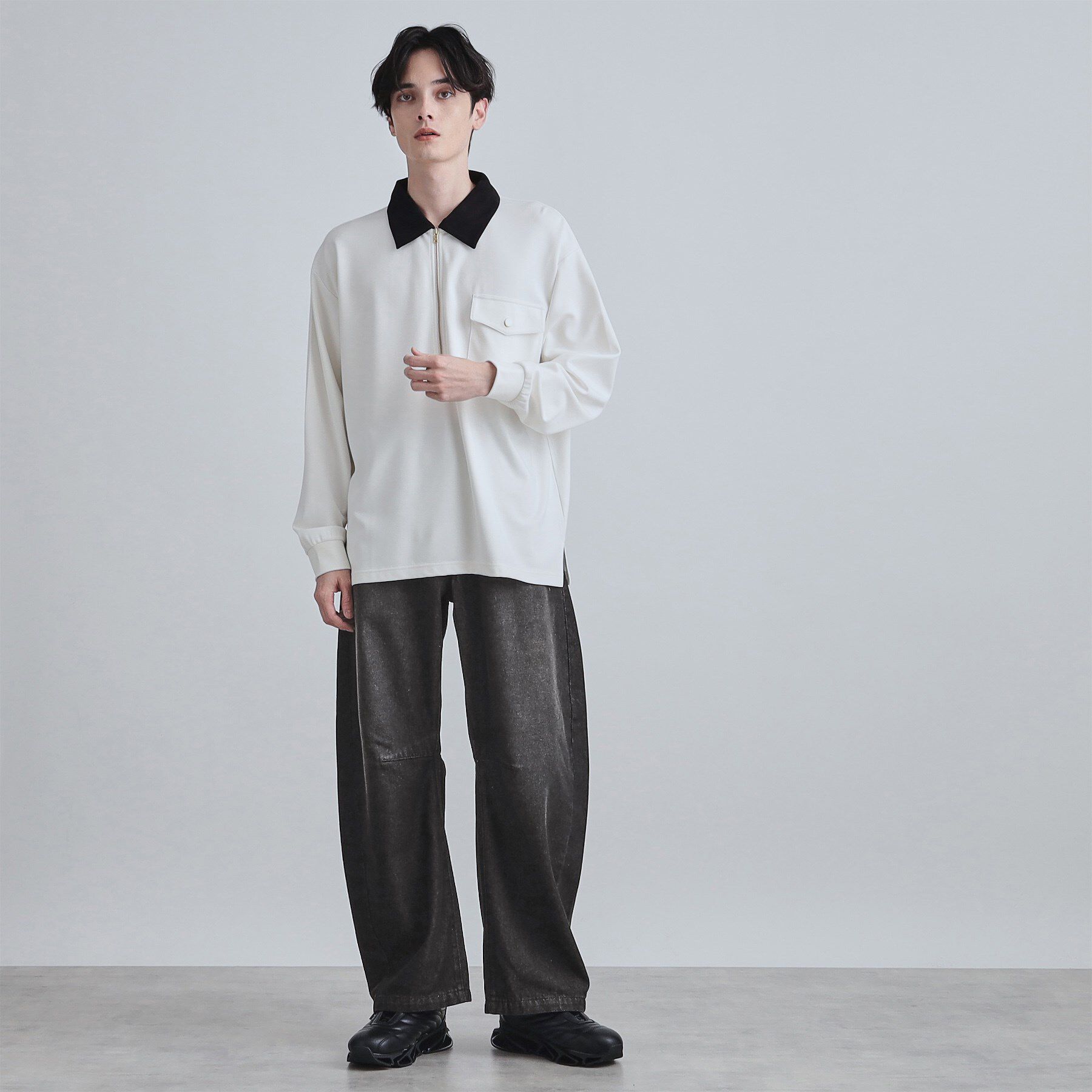 tk.TAKEO KIKUCHI「カーブステッチデニム」|デニム|