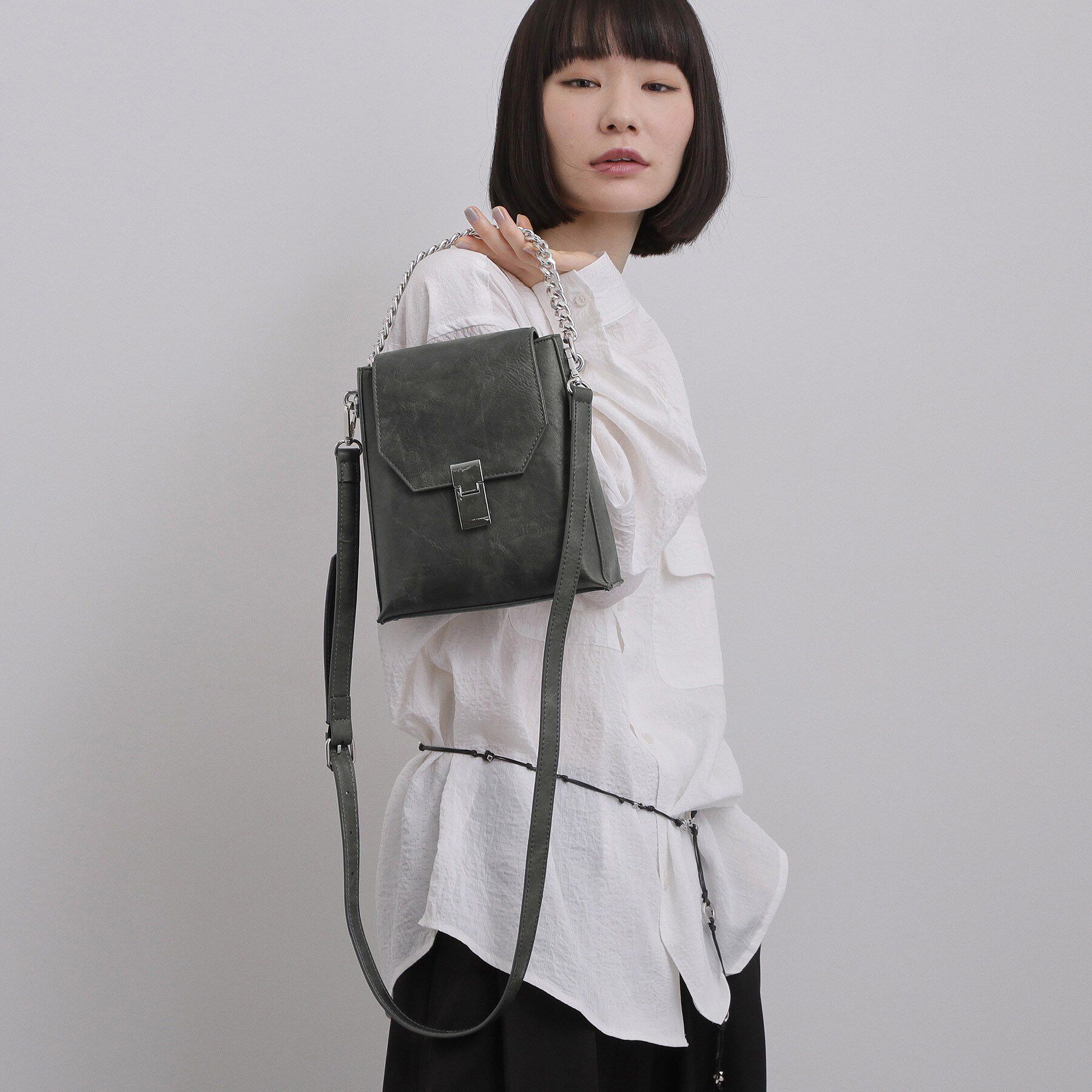 tk.TAKEO KIKUCHI「2WAYチェーンフラップショルダーバッグ」|ショルダー・メッセンジャー|