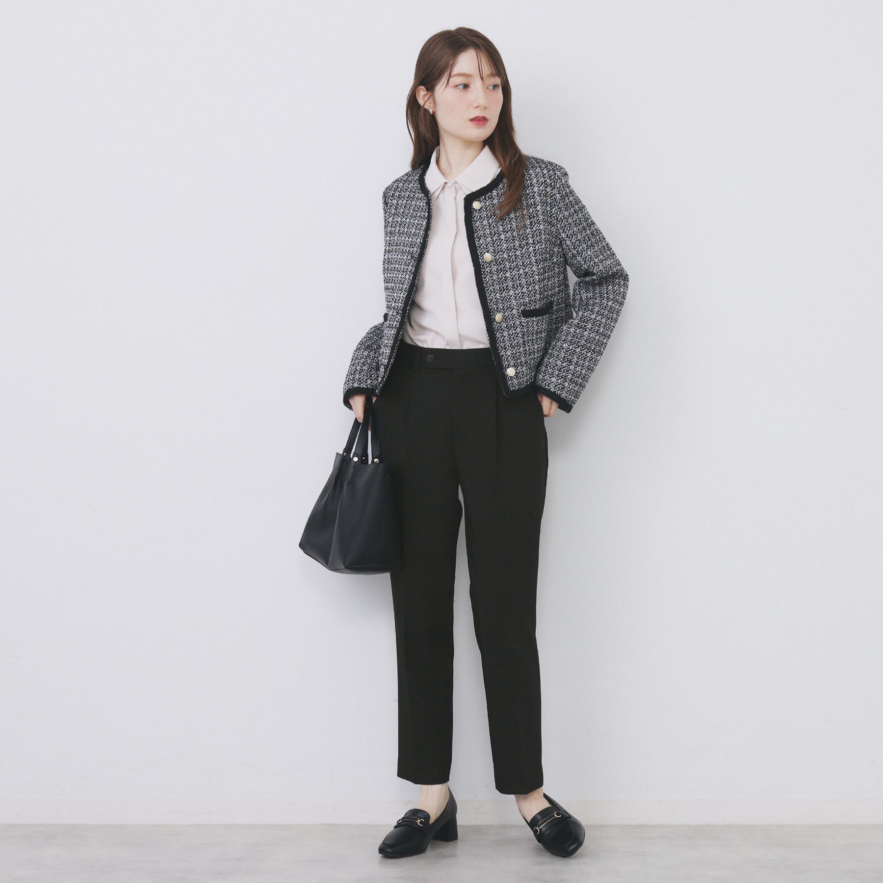 index「《丈が選べる》ストレッチテーパードパンツ/セットアップ対応【洗濯機OK/防シワ】」|その他|