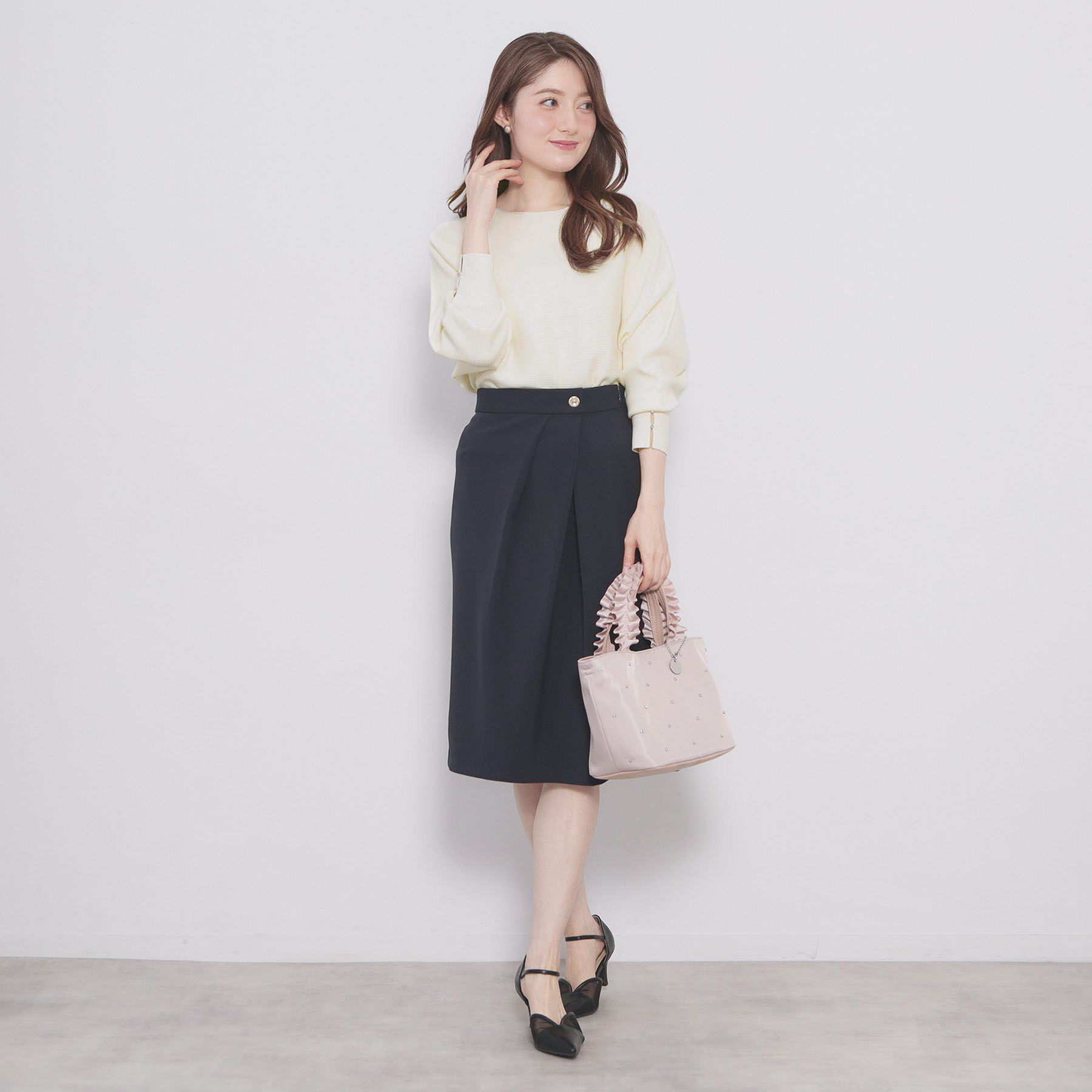 index「ドルマンリブニット【洗濯機OK/抗ピル】《5col》」|ニット・セーター|