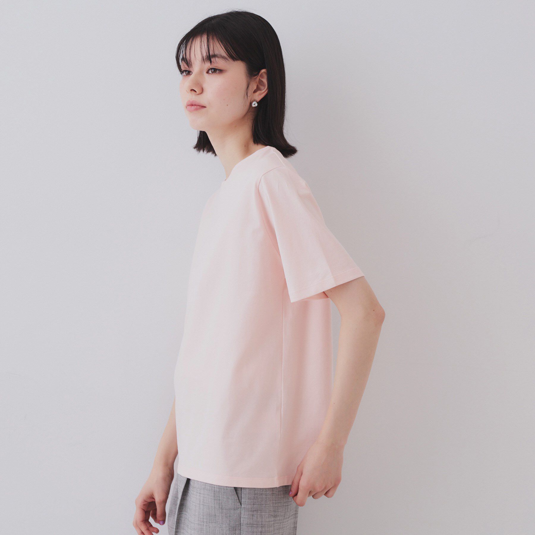OPAQUE.CLIP「アソートロゴTシャツ【洗濯機洗い可】」|Tシャツ・カットソー|