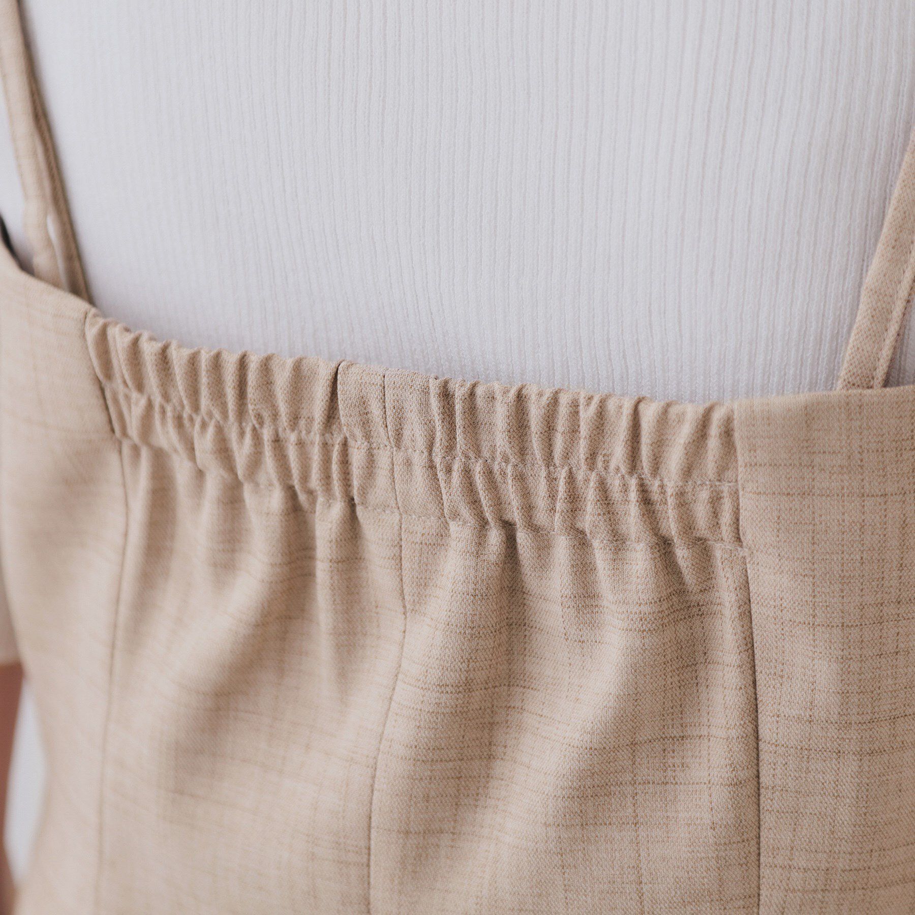 OPAQUE.CLIP「メランジビスチェ風ジレ/セットアップ対応可【洗濯機洗い可】」|ベスト・ジレ|