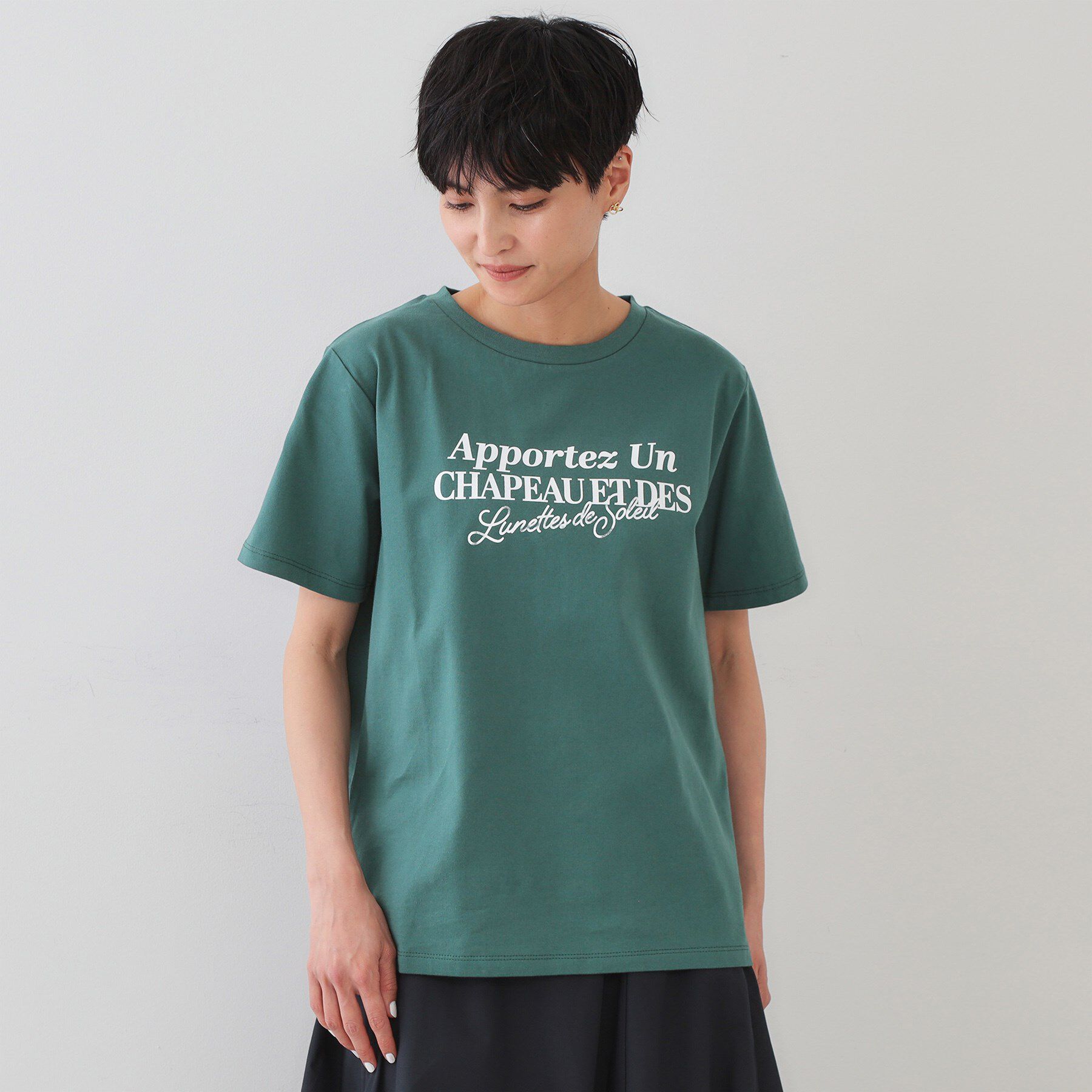 OPAQUE.CLIP「サーフロゴTシャツ【洗濯機洗い可】」|Tシャツ・カットソー|