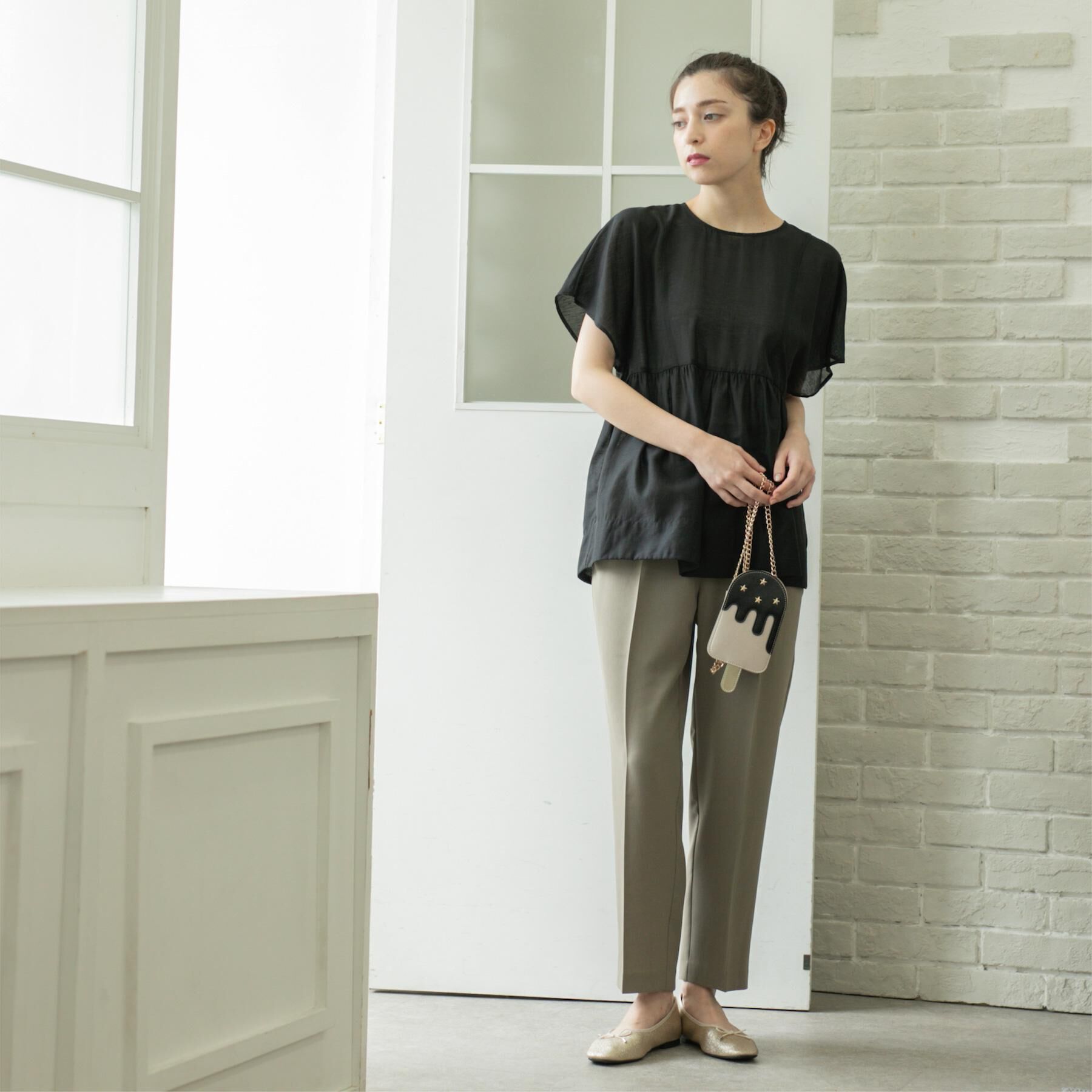 OPAQUE.CLIP「《丈が選べる/SS-LLサイズ》美脚ストレッチイージーテーパードパンツ/セットアップ対応【防シワ/洗」|その他|