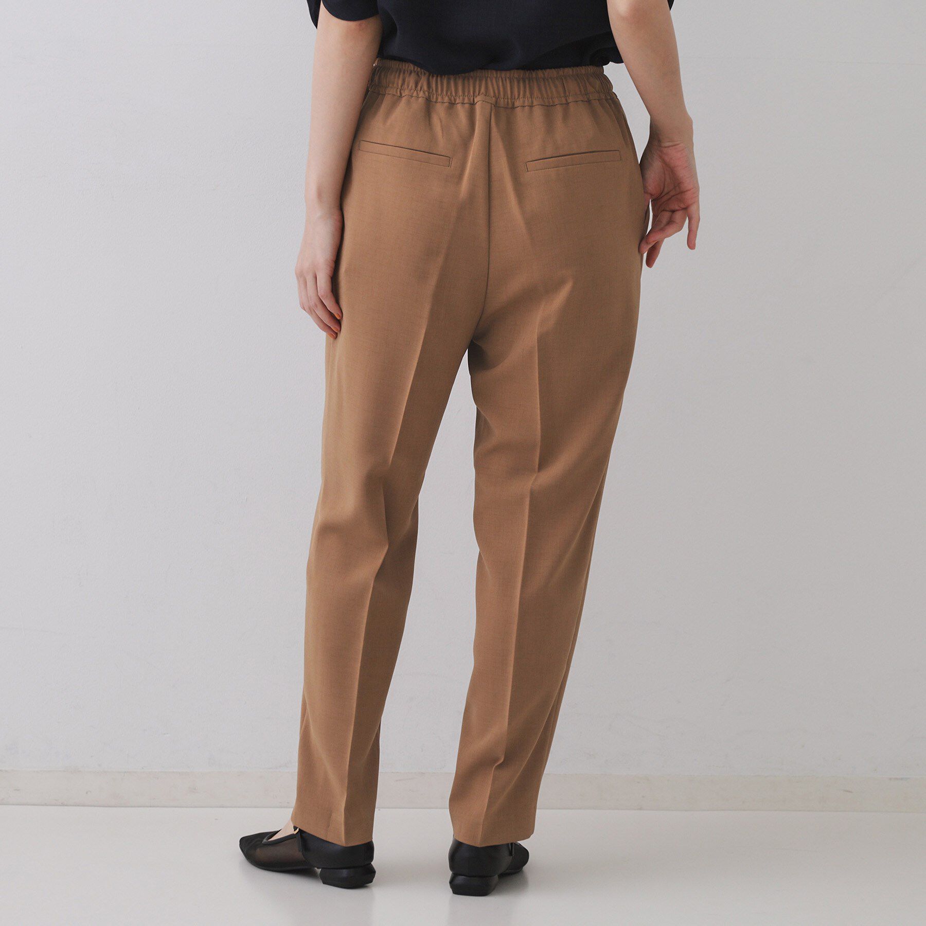 OPAQUE.CLIP「《丈が選べる/SS-LLサイズ》美脚ストレッチイージーテーパードパンツ/セットアップ対応【防シワ/洗」|その他|