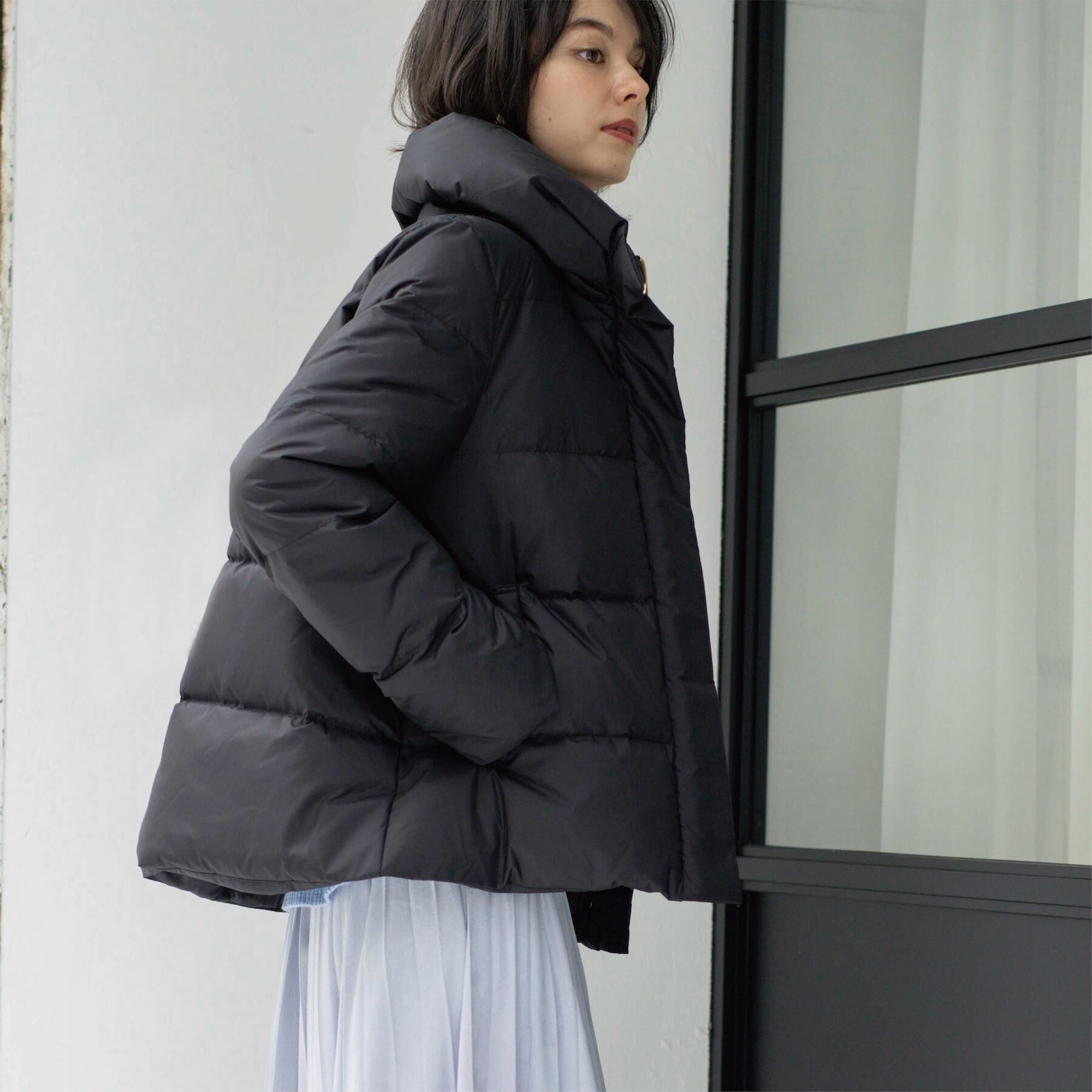 OPAQUE.CLIP「撥水ショートダウン【防風/抗菌防臭/洗濯機洗い可】《SS～LL》」|ダウン|