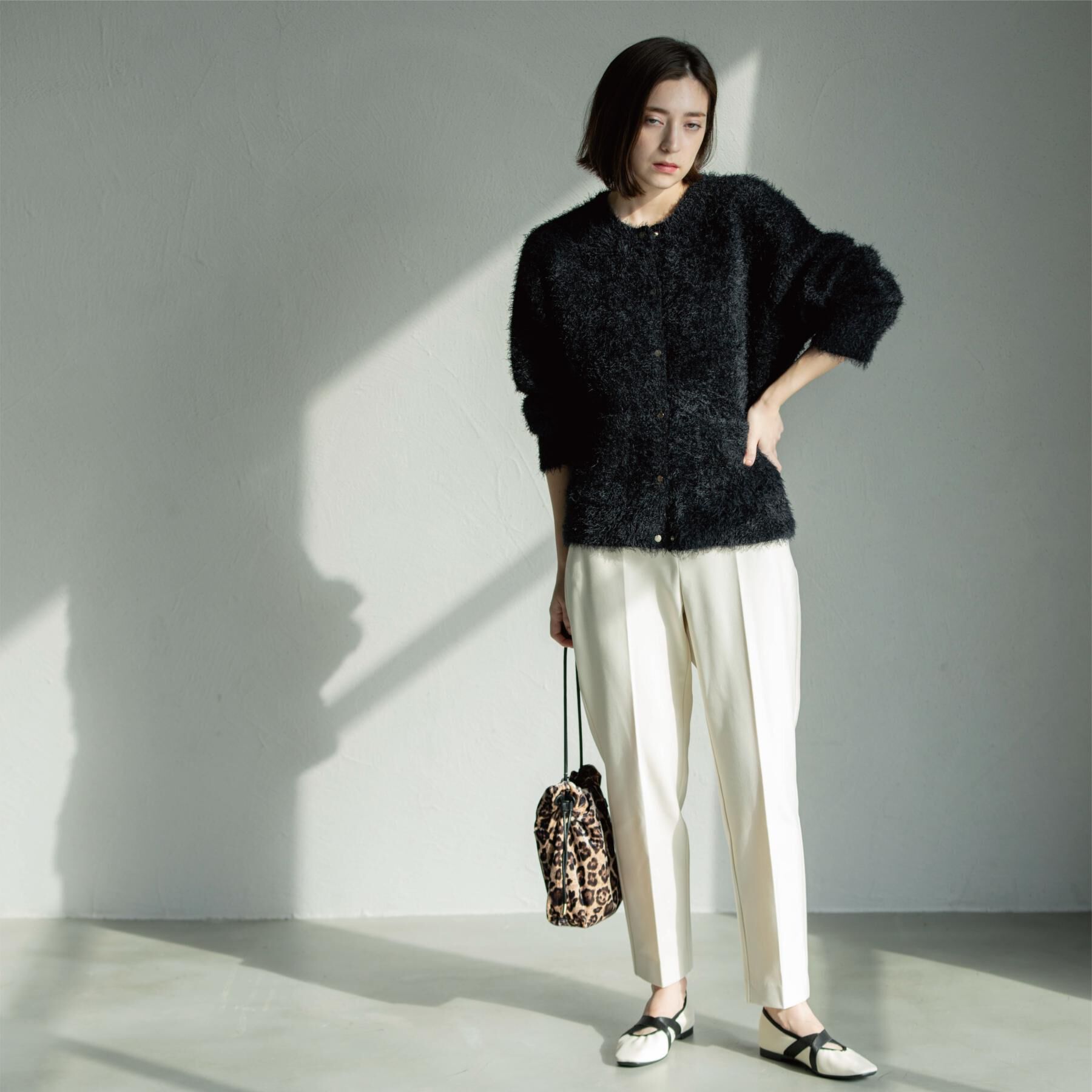 OPAQUE.CLIP「ウォームタッチ テーパードパンツ【洗濯機洗OK/ストレッチ】」|その他|