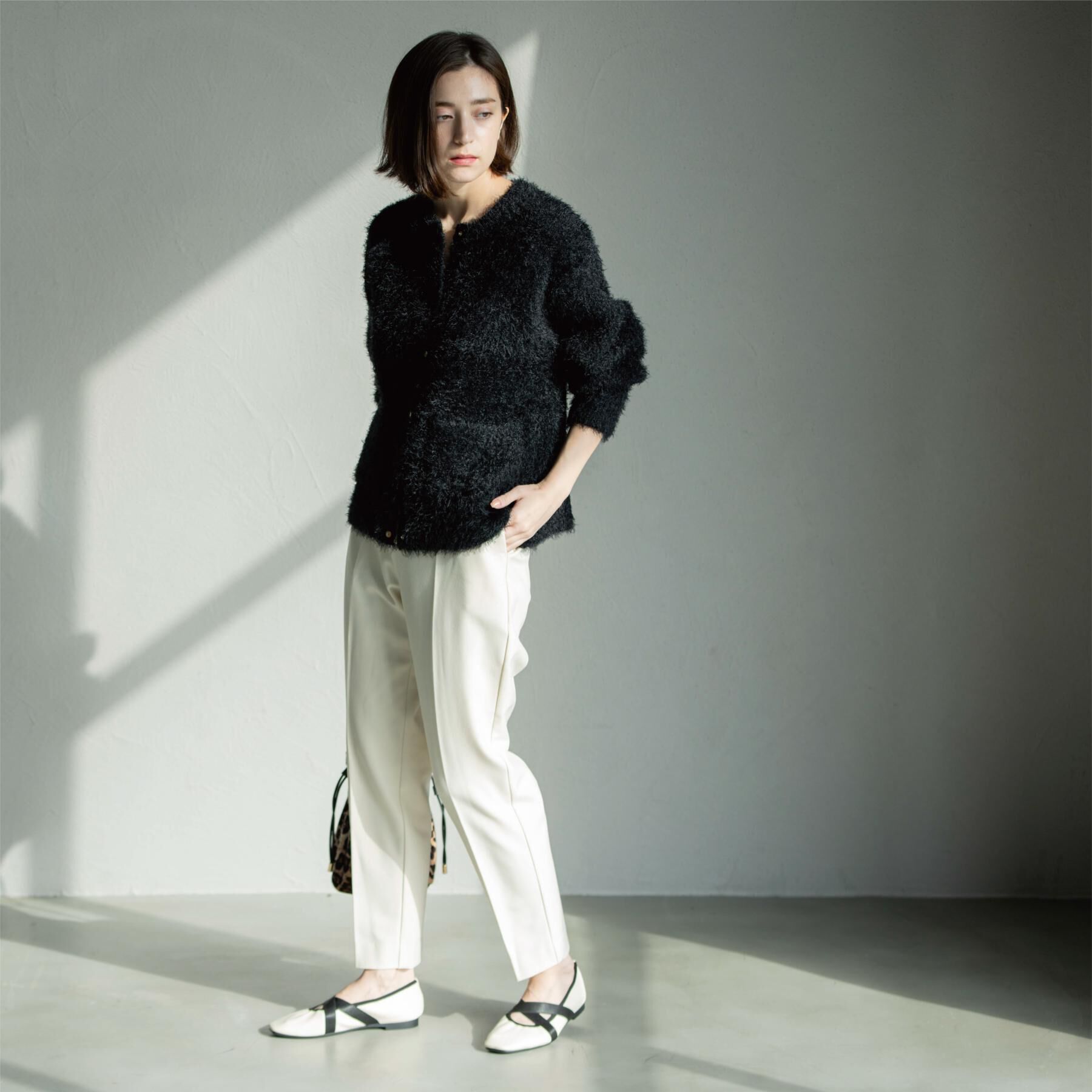 OPAQUE.CLIP「ウォームタッチ テーパードパンツ【洗濯機洗OK/ストレッチ】」|その他|