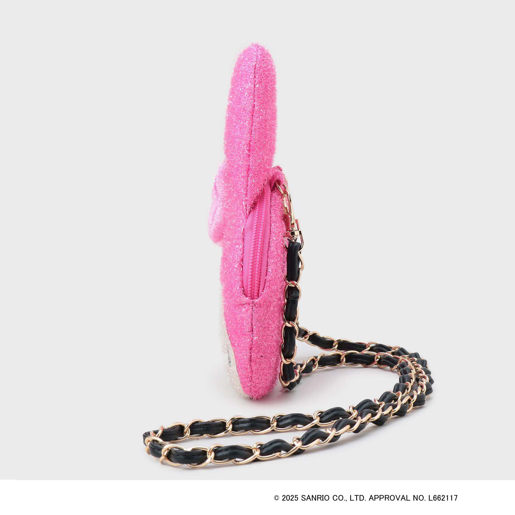 OPAQUE.CLIP「【マイメロディ】フェイス型2WAYキラキラミニショルダー」|ショルダー・メッセンジャー|