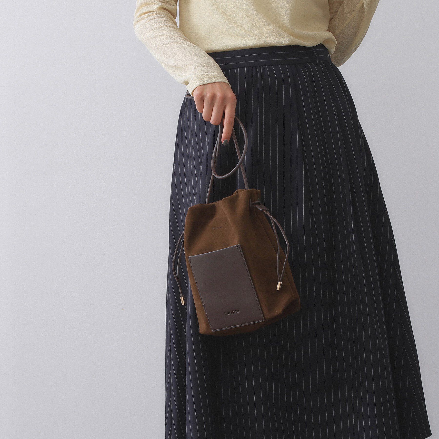 OPAQUE.CLIP「【長さ調整可能】サイドドロストミニショルダーバッグ」|ショルダー・メッセンジャー|ブラウン(744)