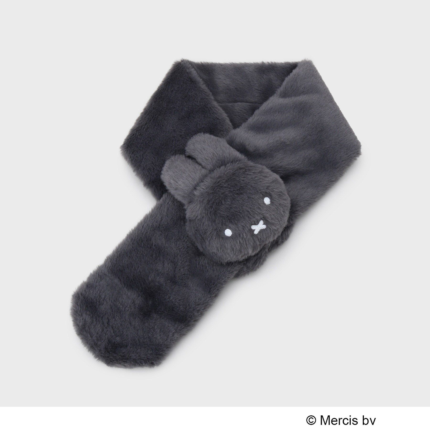 OPAQUE.CLIP「【コラボ】miffy ｘ OPAQUE.CLIP フェイクファーティペット」|ストール|チャコールグレー(0