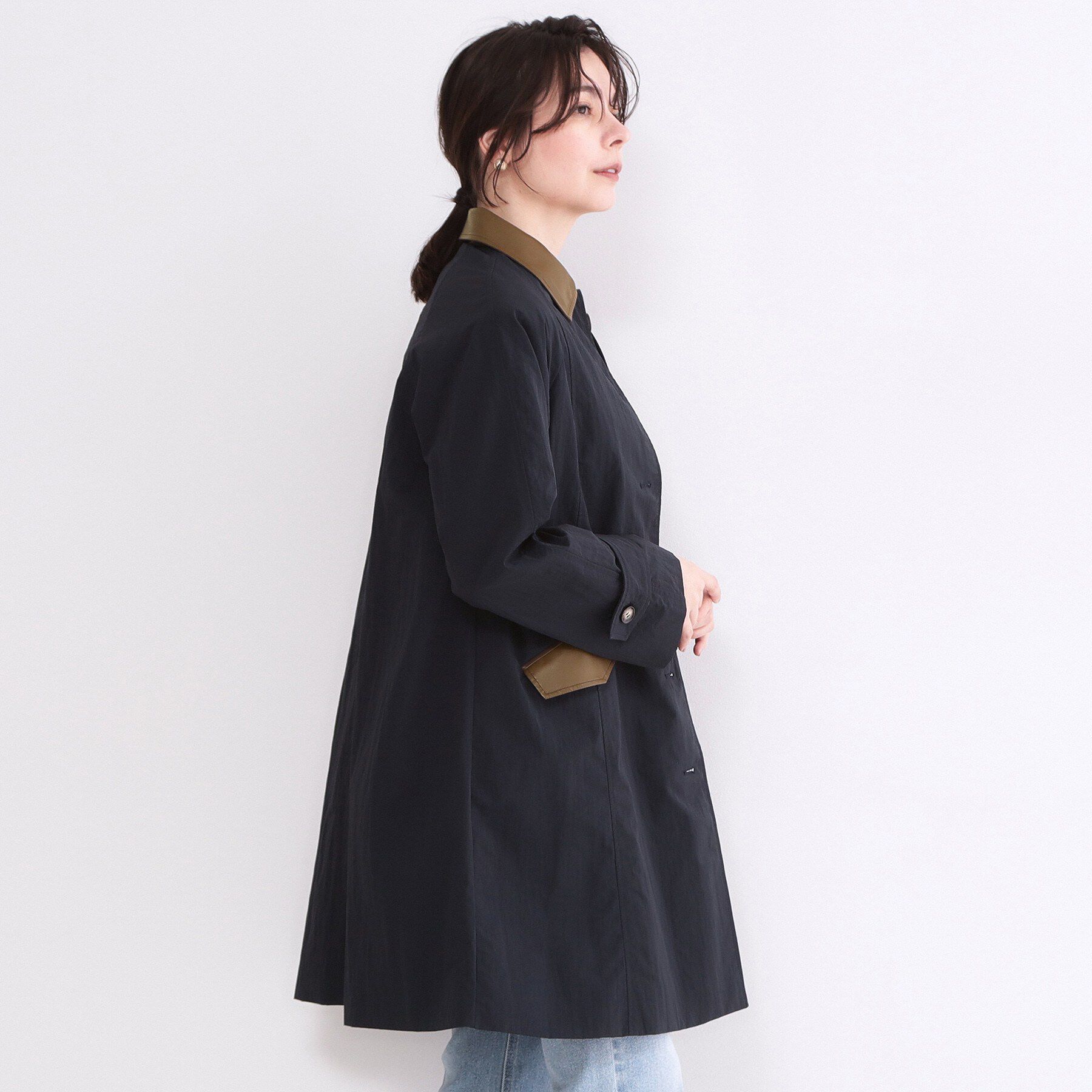 OPAQUE.CLIP「撥水ステンカラーコート【洗える】」|ステンカラーコート|