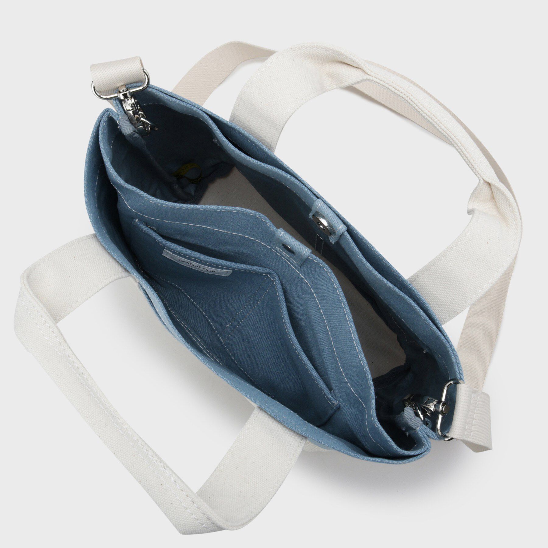 OPAQUE.CLIP「2WAYバイカラー帆布ミドルトート」|トートバッグ|