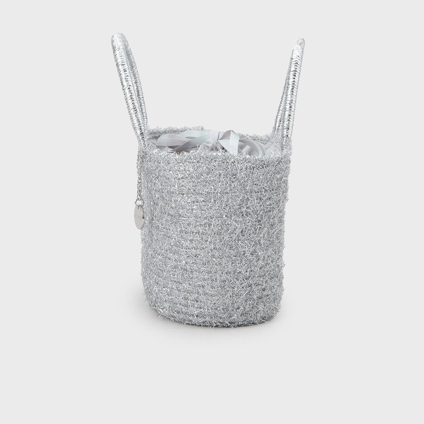 OPAQUE.CLIP「ラメバスケット調ミドルバッグ」|ハンドバッグ|