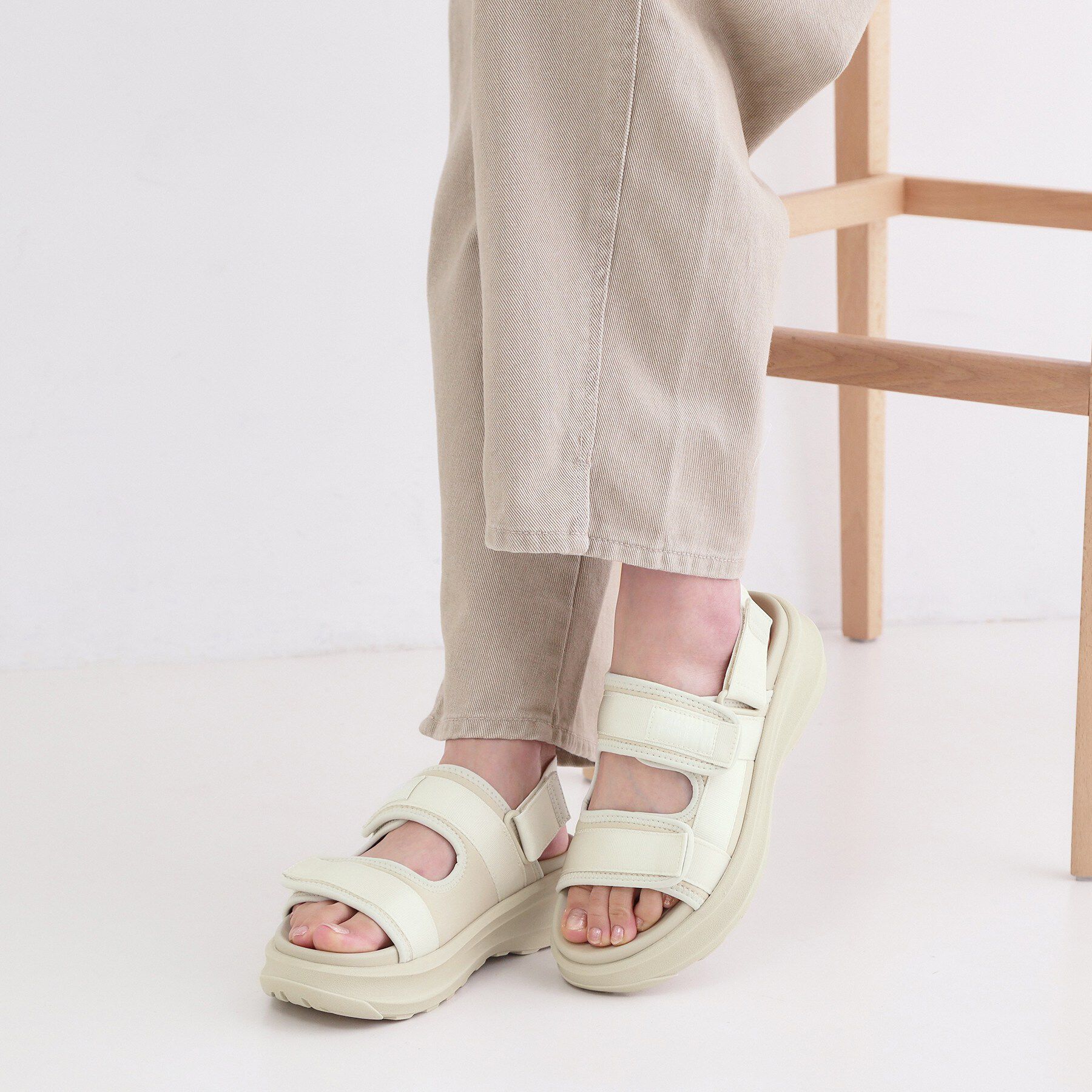 OPAQUE.CLIP「SHAKA ダブルベルトサンダル」|サンダル|