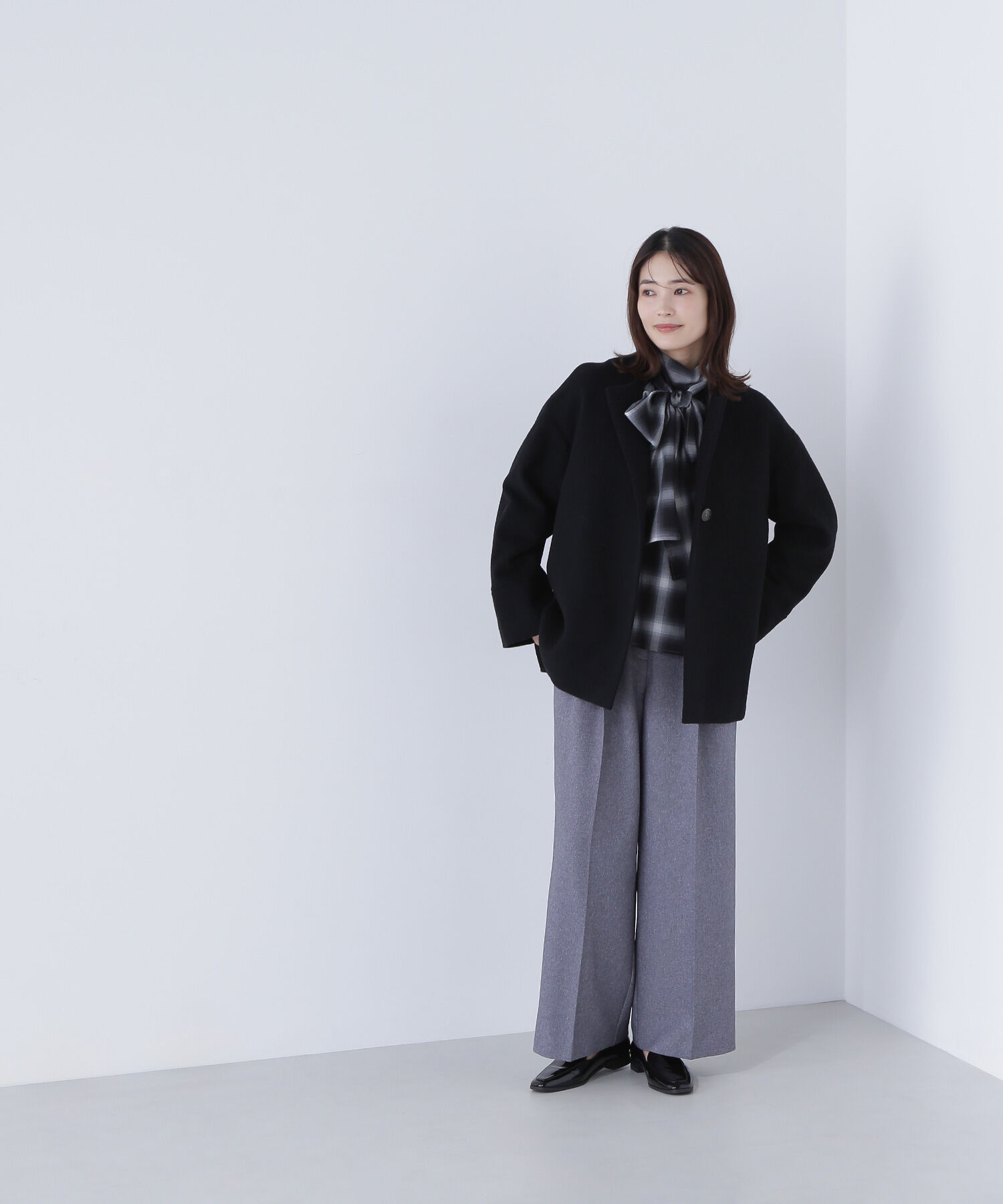  「毎日に&ldquo;ちょうどいい&rdquo;カシミヤ混コート」|ブルゾン・スタジャン|