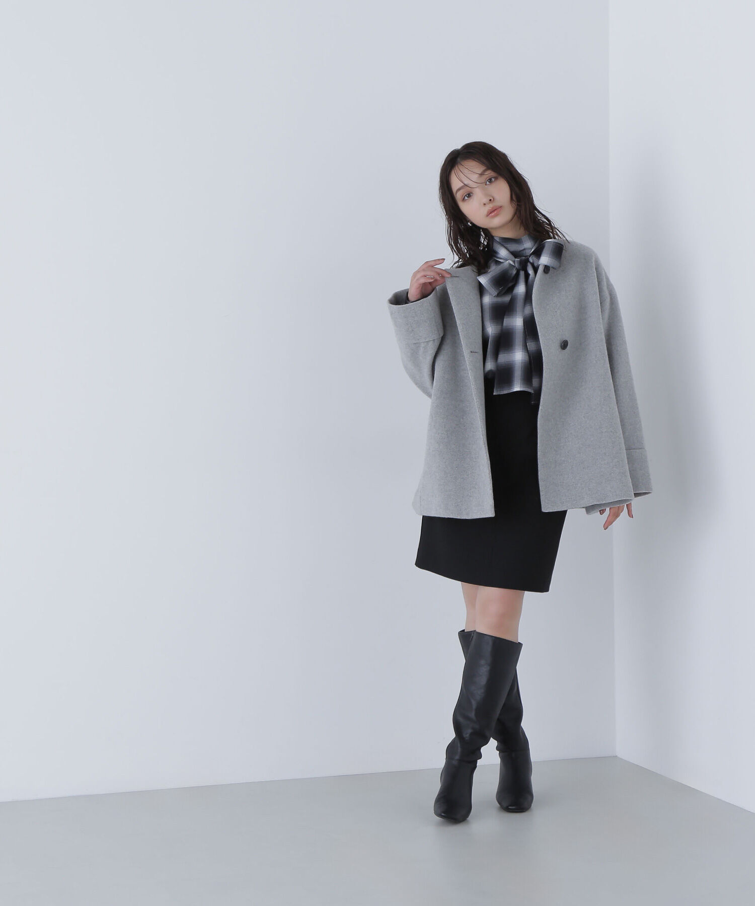  「毎日に&ldquo;ちょうどいい&rdquo;カシミヤ混コート」|ブルゾン・スタジャン|