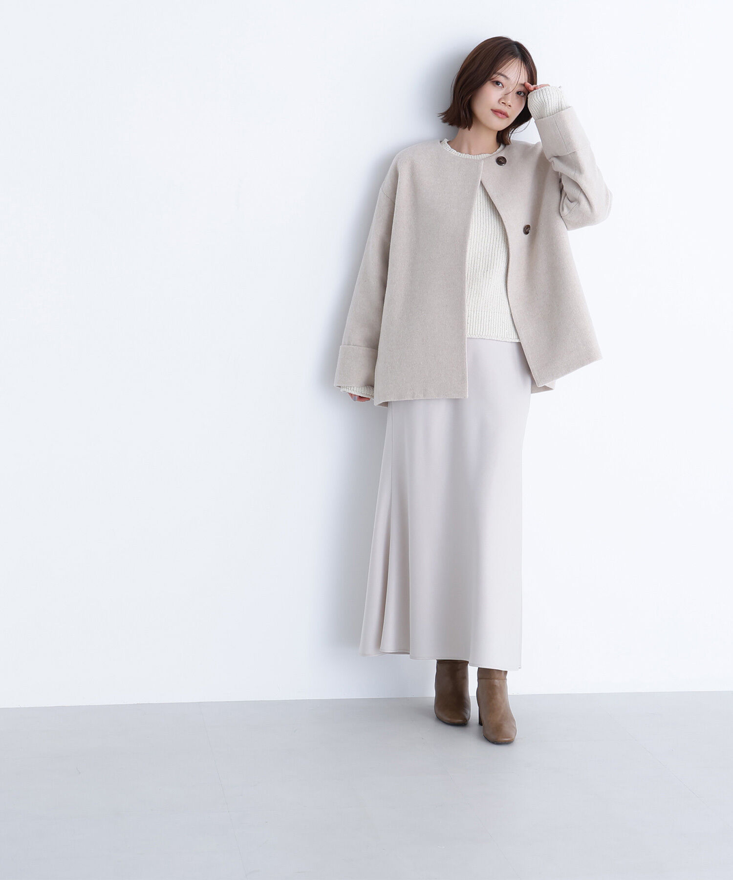  「毎日に&ldquo;ちょうどいい&rdquo;カシミヤ混コート」|ブルゾン・スタジャン|