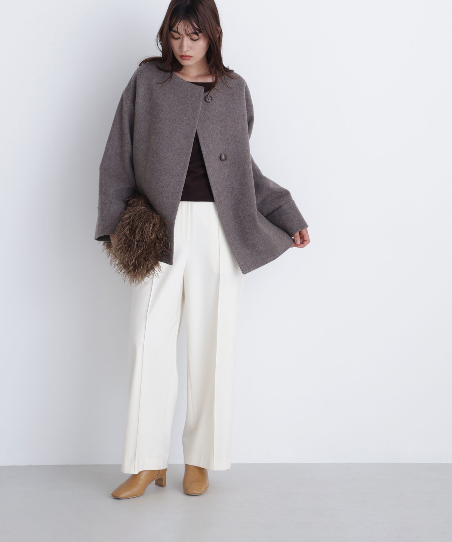  「毎日に&ldquo;ちょうどいい&rdquo;カシミヤ混コート」|ブルゾン・スタジャン|