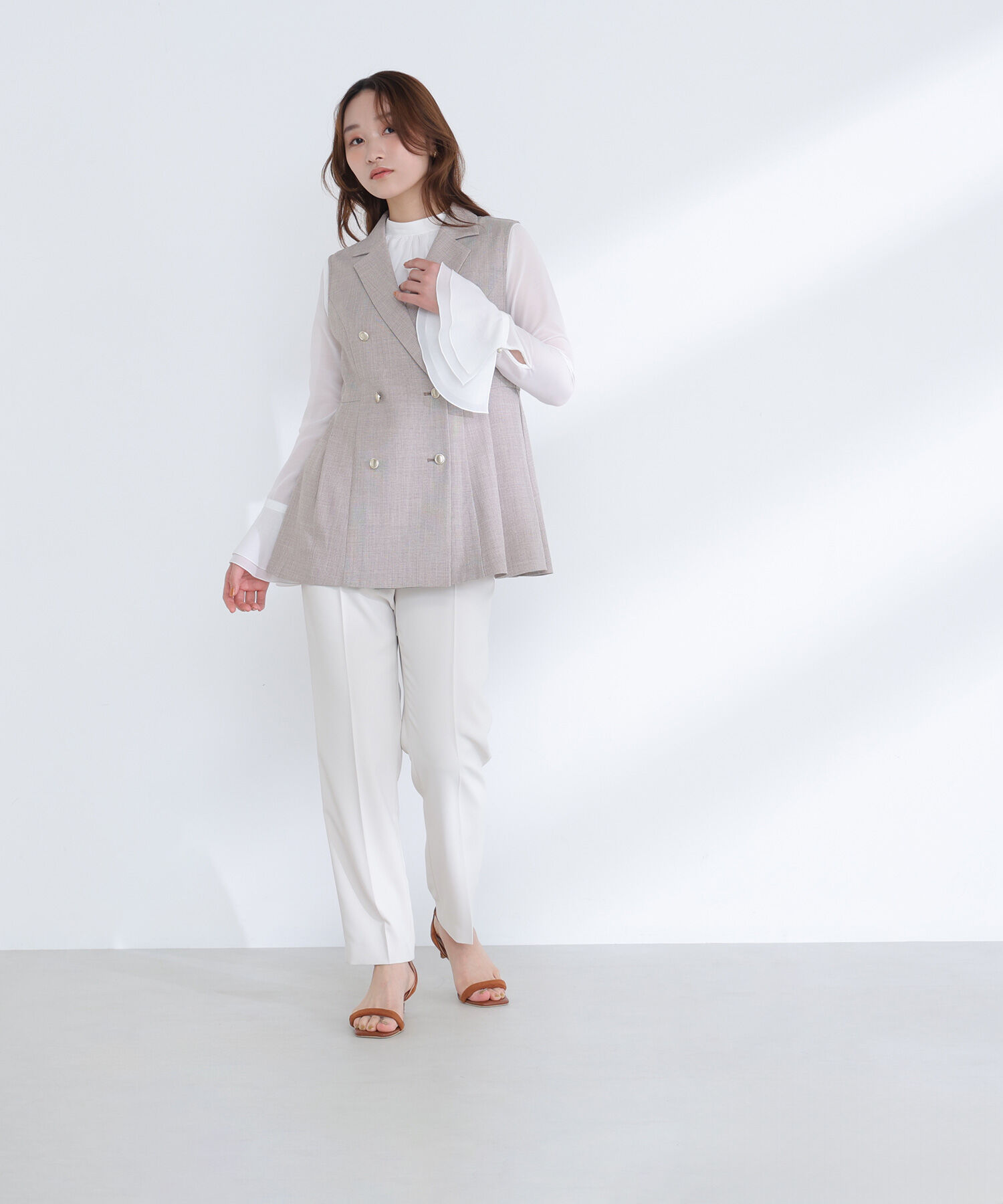  「ペプラムテーラードジレ」|ブルゾン・スタジャン|