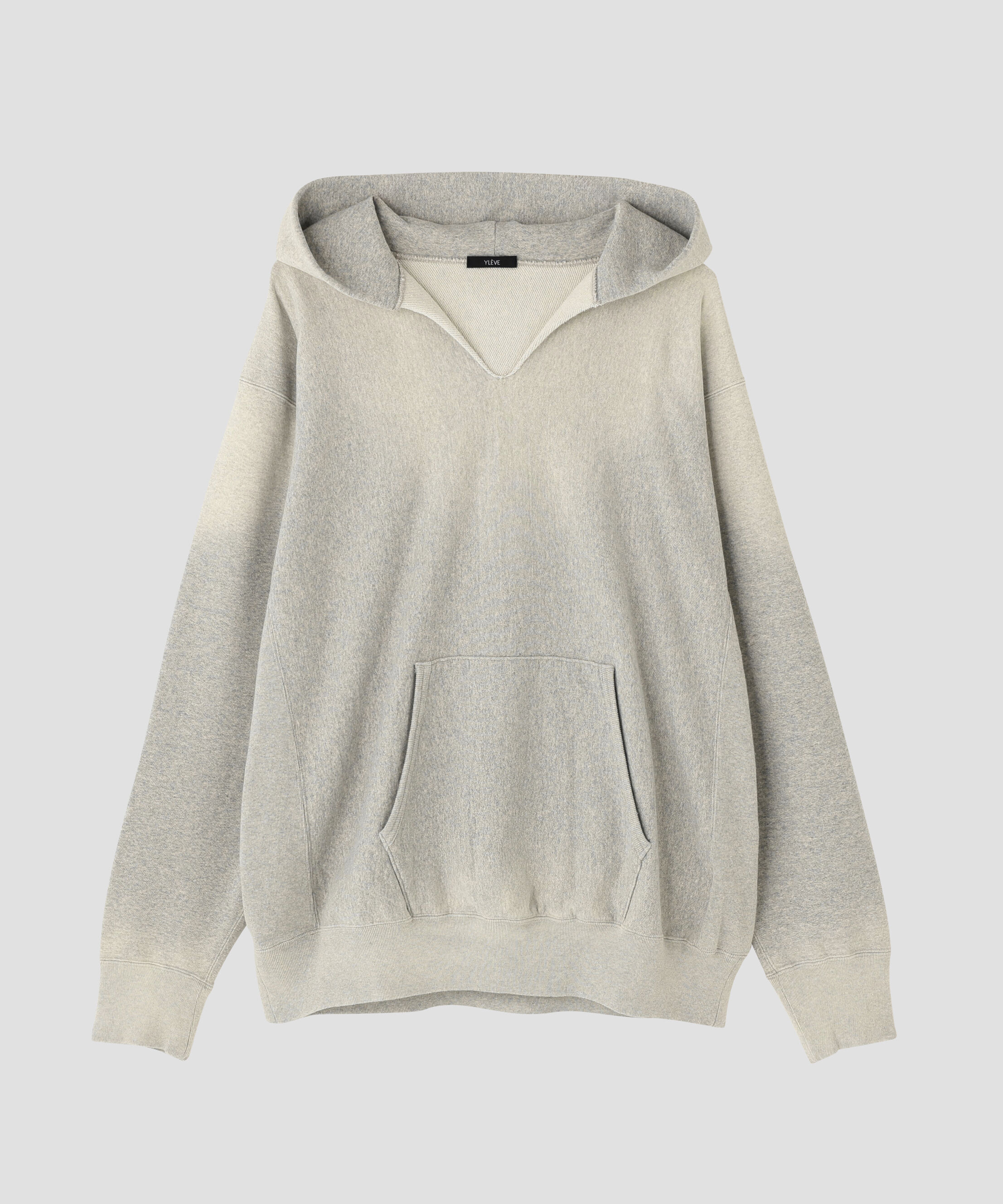 YLEVE 「YLEVE / ORGANIC COTTON SUN FADED SWEAT HOODIE」|Tシャツ・カットソー|グレー