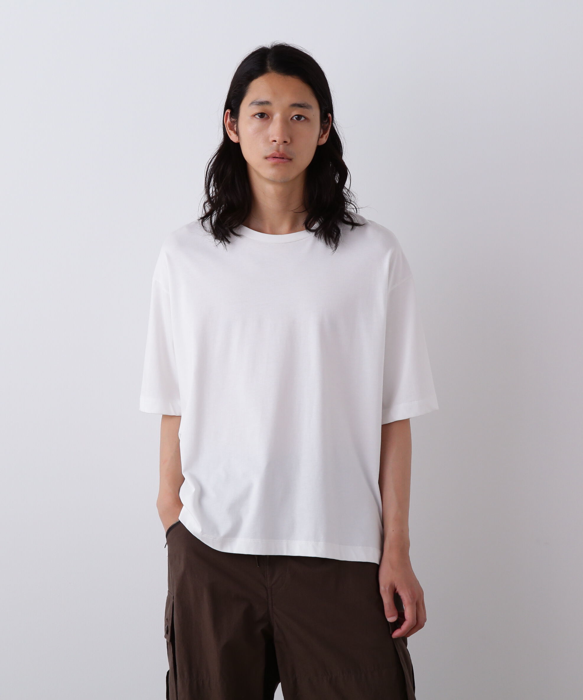 YLEVE 「YLEVE / ORGANIC COTTON BIO LOOSE T-SHIRT」|Tシャツ・カットソー|ホワイト