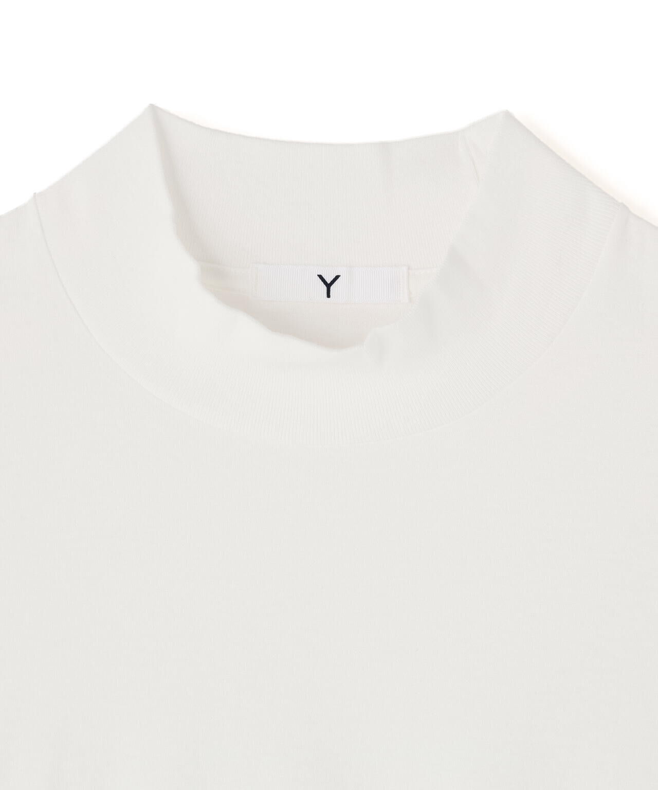 YLEVE 「Ｙ / ORGANIC COTTON JERSEY MOCK NECK SHORT SLEEVE T-SHIRT」|Tシャツ・カットソー|