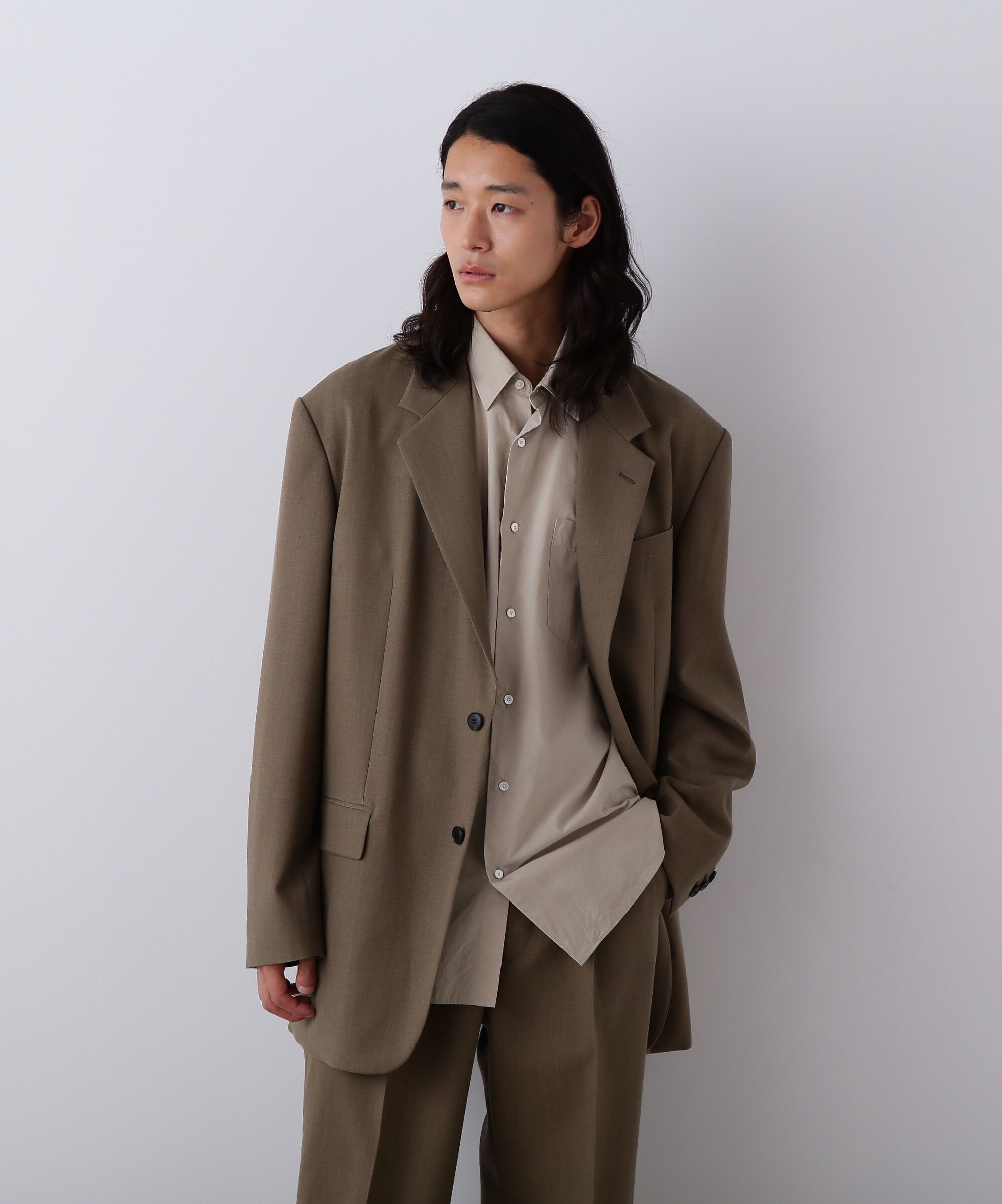 YLEVE 「YLEVE / VINTAGE PIGMENTDYE WOOL JACKET」|その他|ベージュ