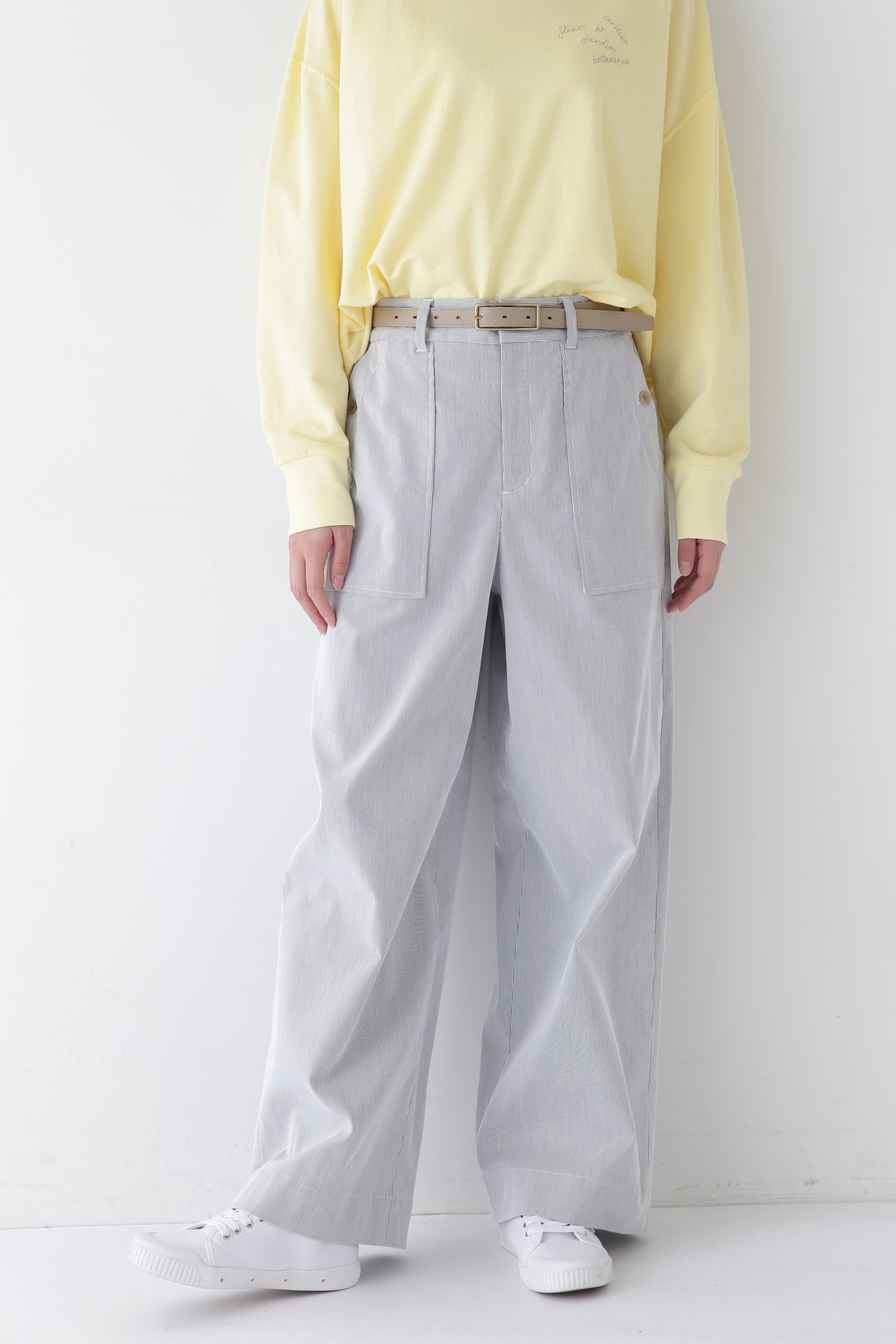  「◆コードストレッチベイカーセミワイドパンツ」|その他|ネイビースト 3