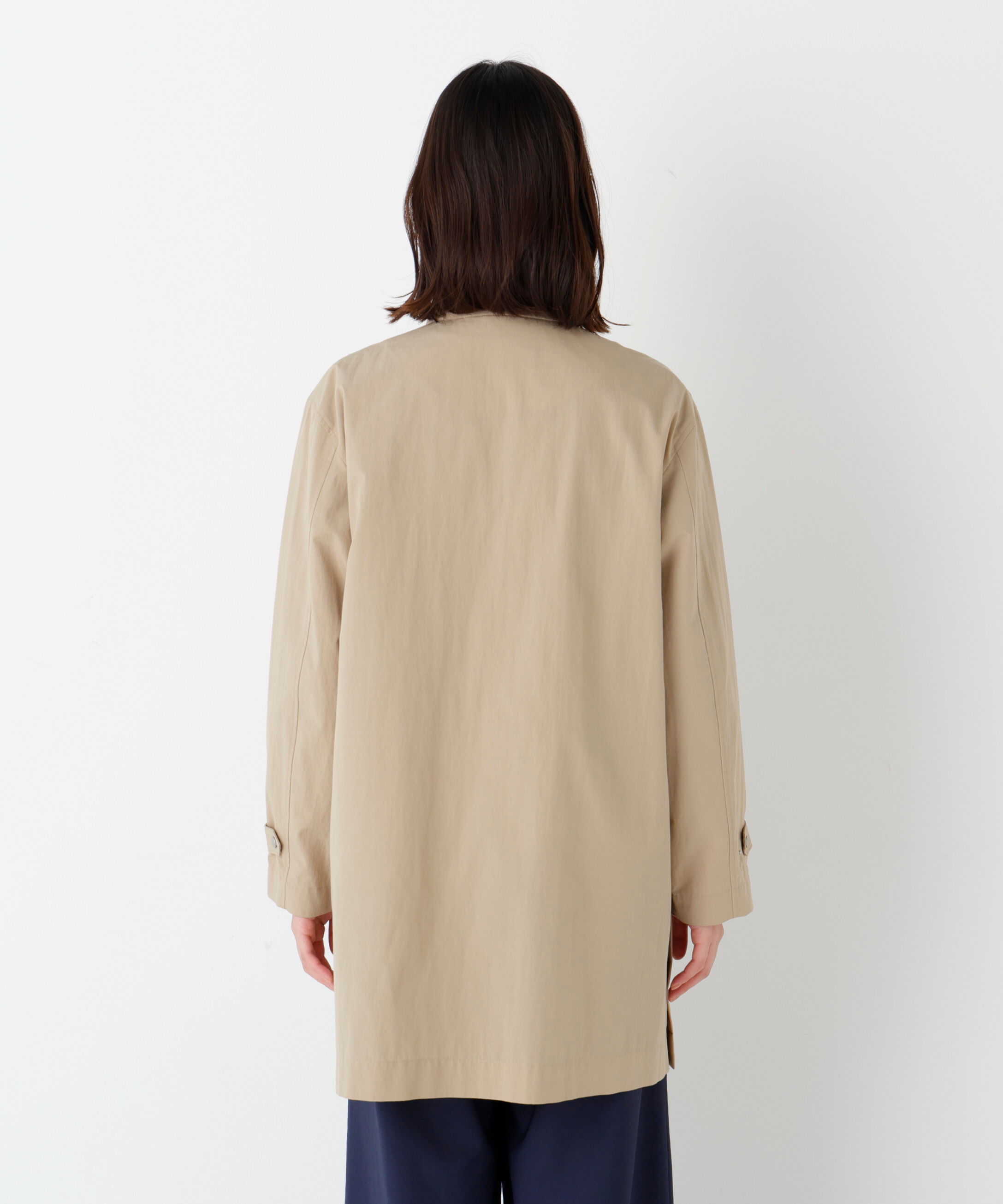  「◆《ウォッシャブル》綿ナイロンダンプスタンドカラーコート」|その他|