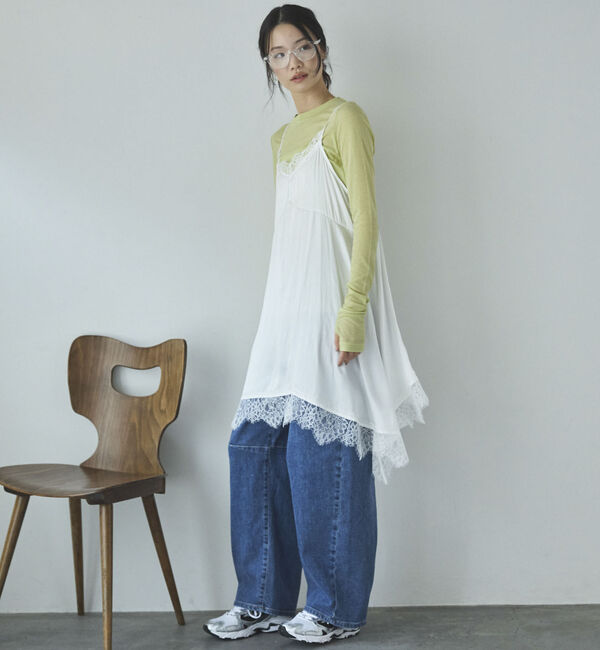 Doux archives「ヴィンテージサテンレースキャミ」|シャツ・ブラウス|