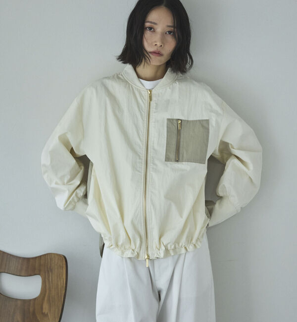 Doux archives「バックギャザーミドルMA-1」|ブルゾン・スタジャン|