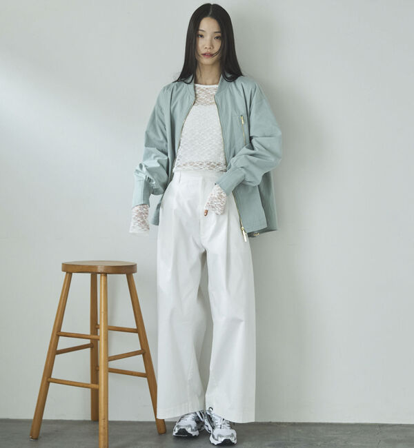 Doux archives「バックギャザーミドルMA-1」|ブルゾン・スタジャン|