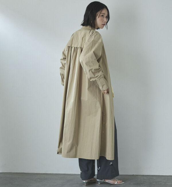 Doux archives「バックギャザーロングMA-1」|ブルゾン・スタジャン|