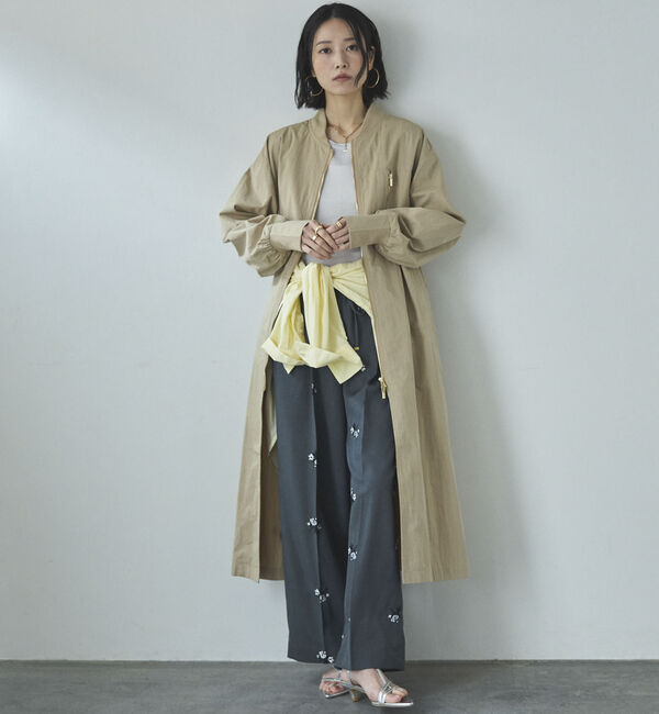 Doux archives「バックギャザーロングMA-1」|ブルゾン・スタジャン|