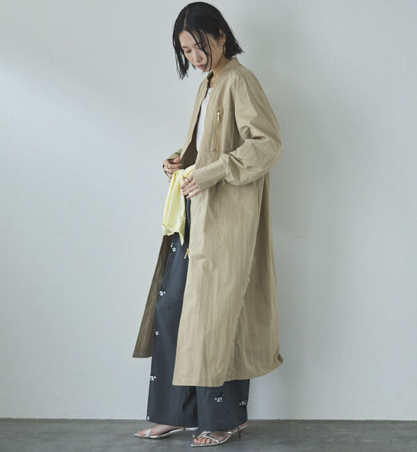 Doux archives「バックギャザーロングMA-1」|ブルゾン・スタジャン|