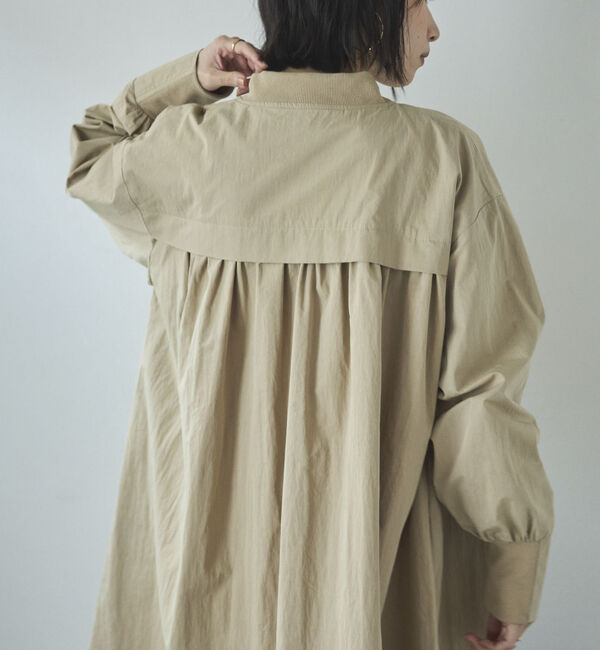 Doux archives「バックギャザーロングMA-1」|ブルゾン・スタジャン|